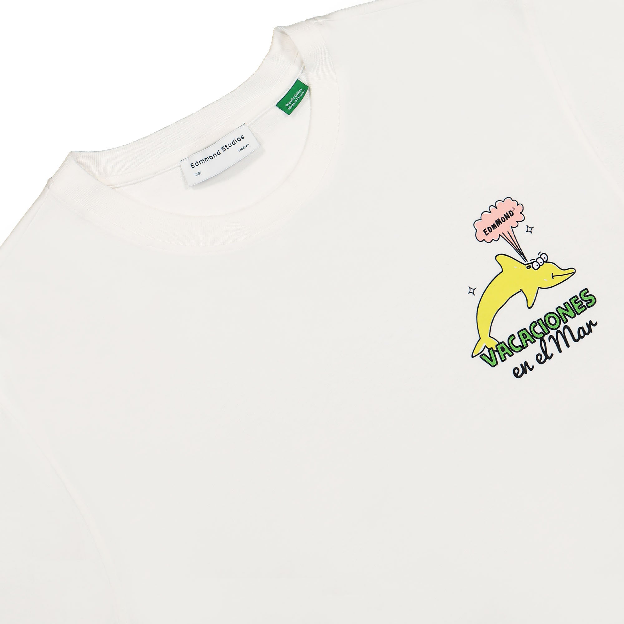 Edmmond Studios Shelly T-Shirt White T-Shirts Close-up | Overkill
