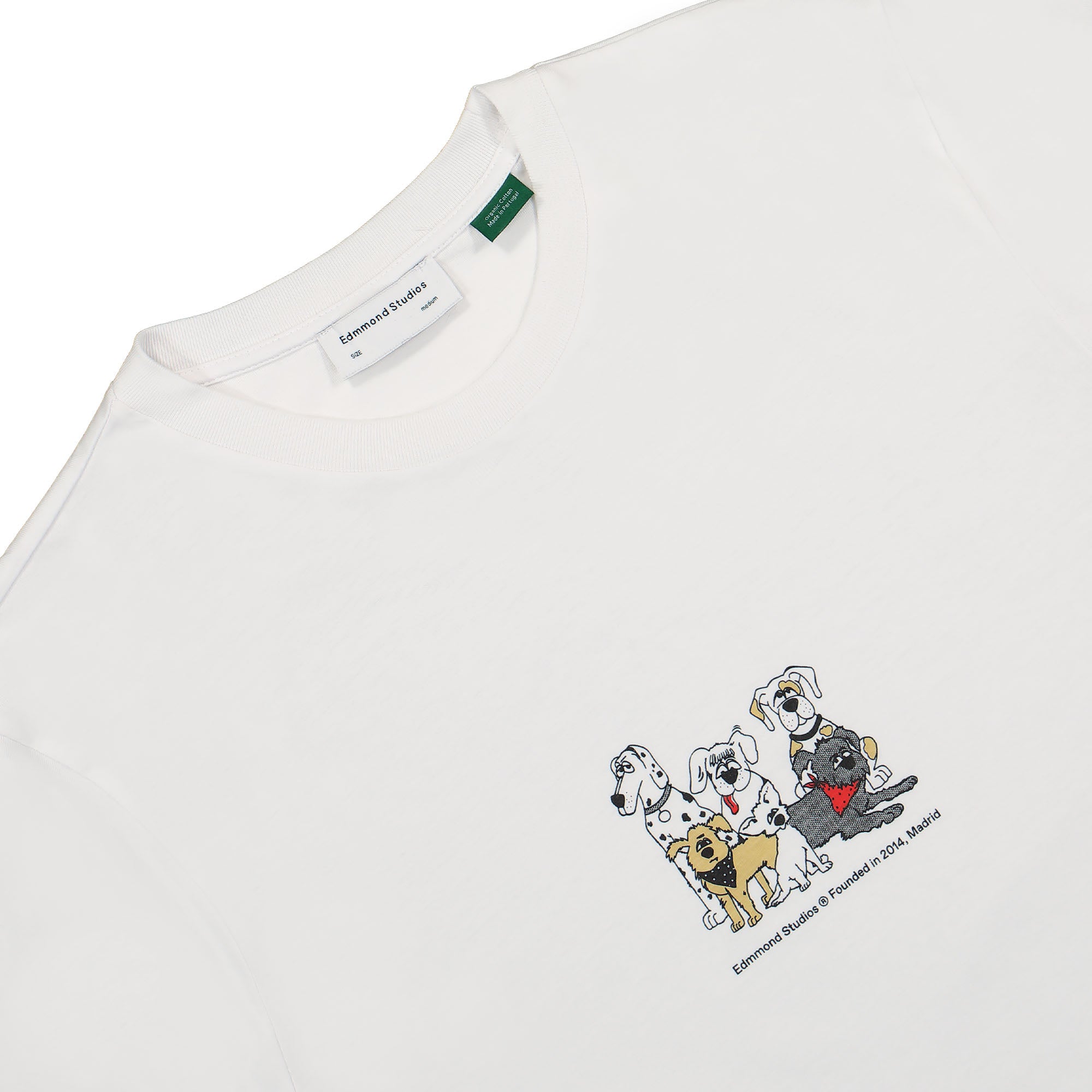 Edmmond Studios Bunch T-Shirt White T-Shirts Close-up | Overkill