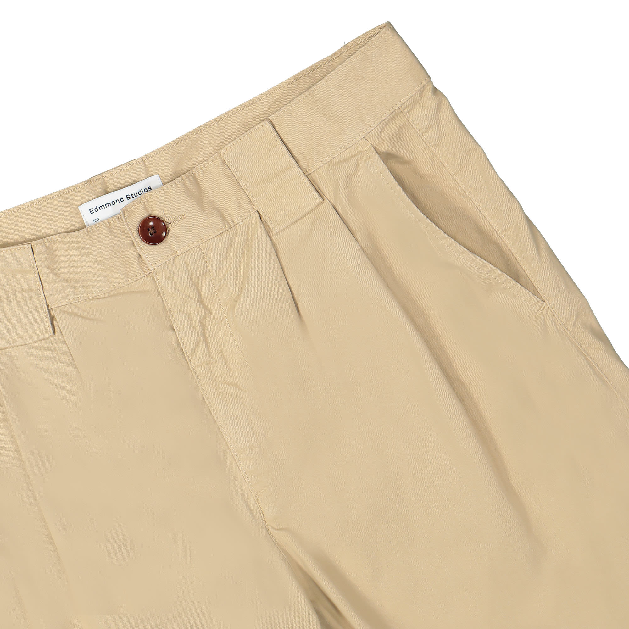Edmmond Studios Belt Loop Pants Tan Casual Pants Detailfoto | Overkill