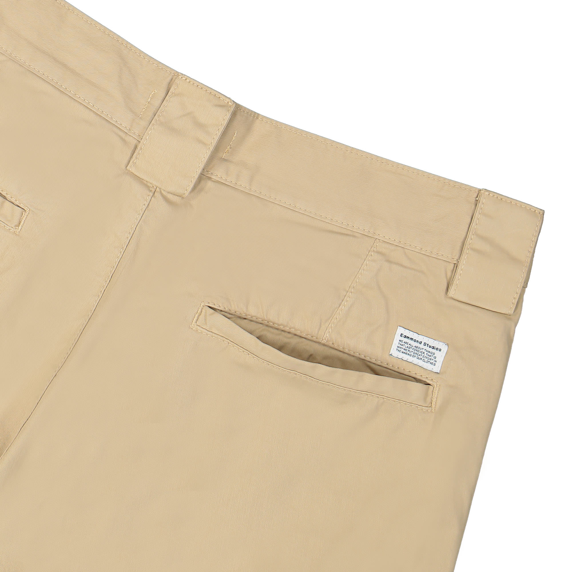 Edmmond Studios Belt Loop Pants Tan Casual Pants Detail view 1 | Overkill