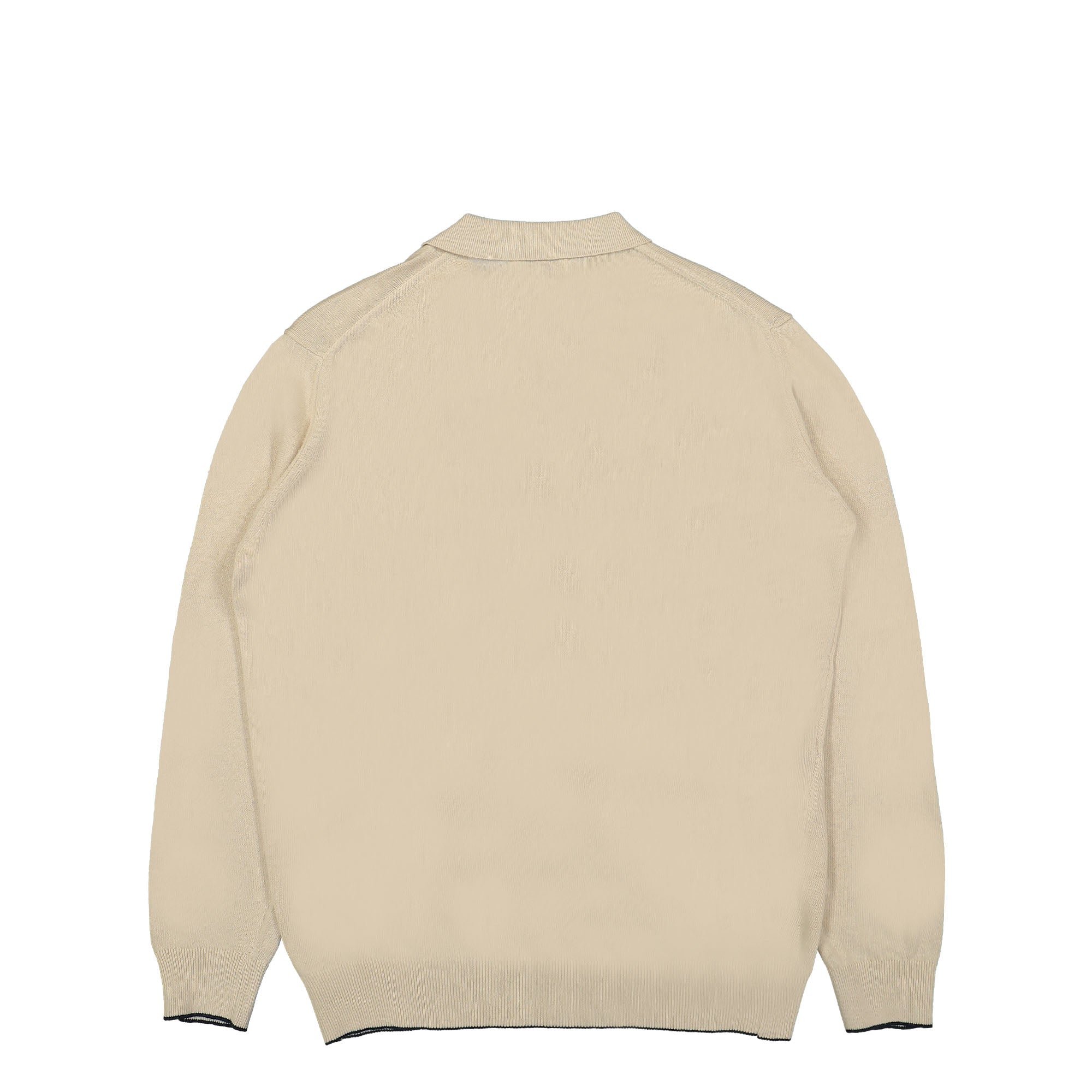 Edmmond Studios Knitted Polo Sweater Beige Sweatshirts Material | Overkill