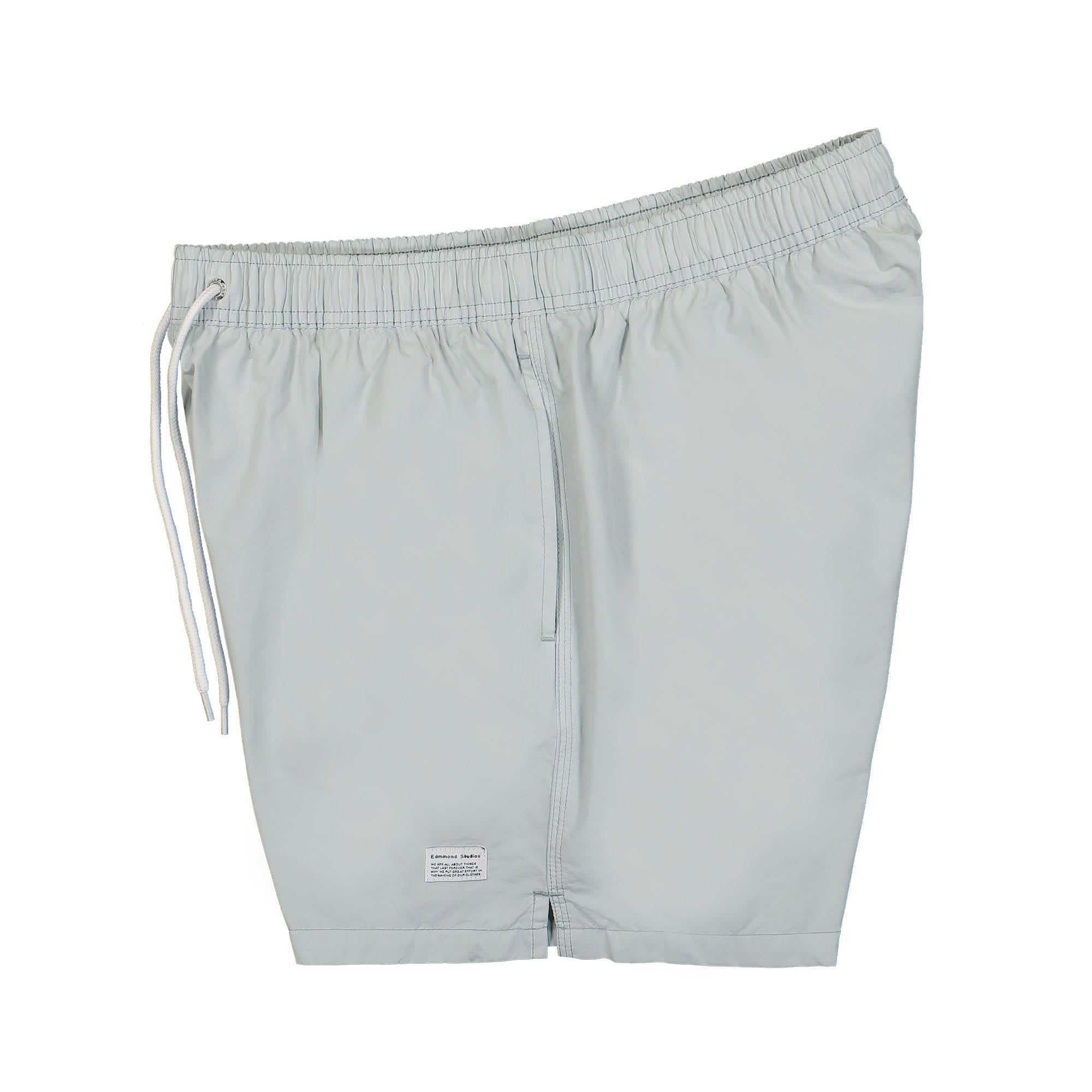 Edmmond Studios Classic Colour Shorts Light Grey Shorts Close-up | Overkill