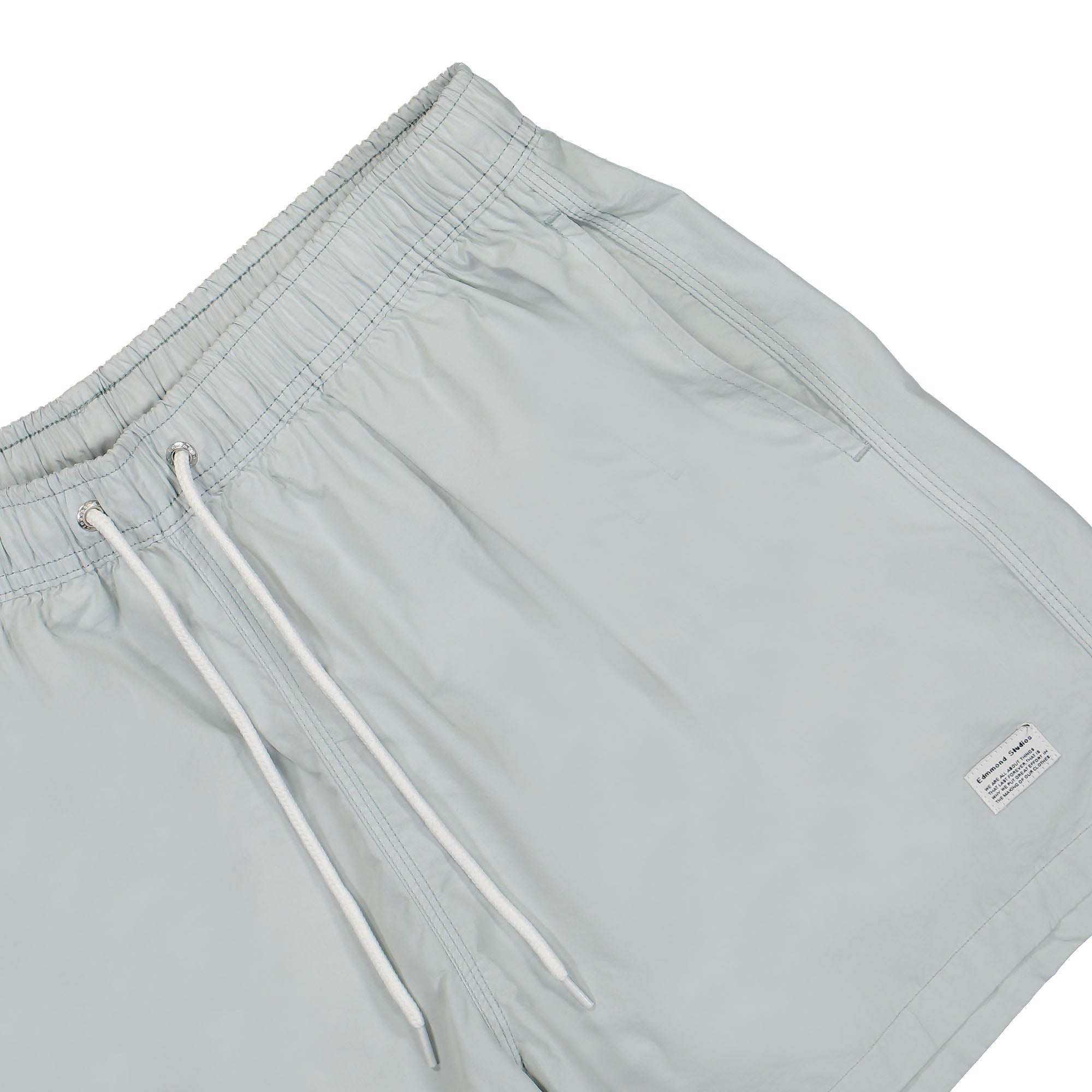 Edmmond Studios Classic Colour Shorts Light Grey Shorts Detailfoto | Overkill