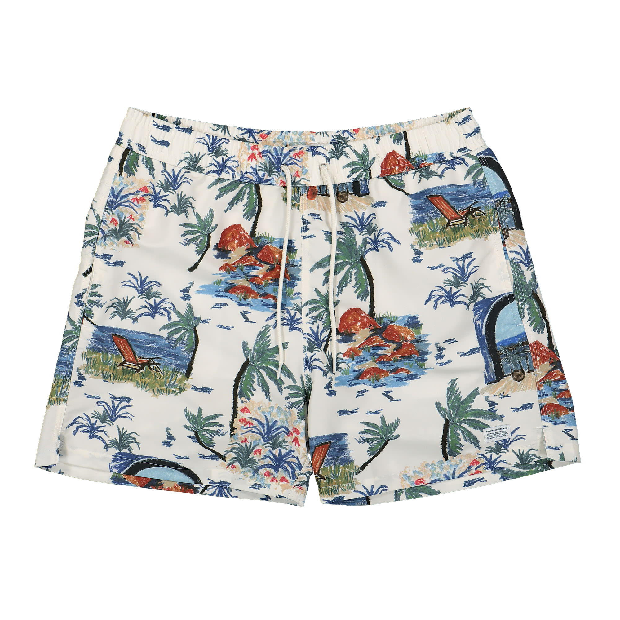Edmmond Studios Paradise Classic Shorts Off White Shorts 123-70-33010 | Overkill