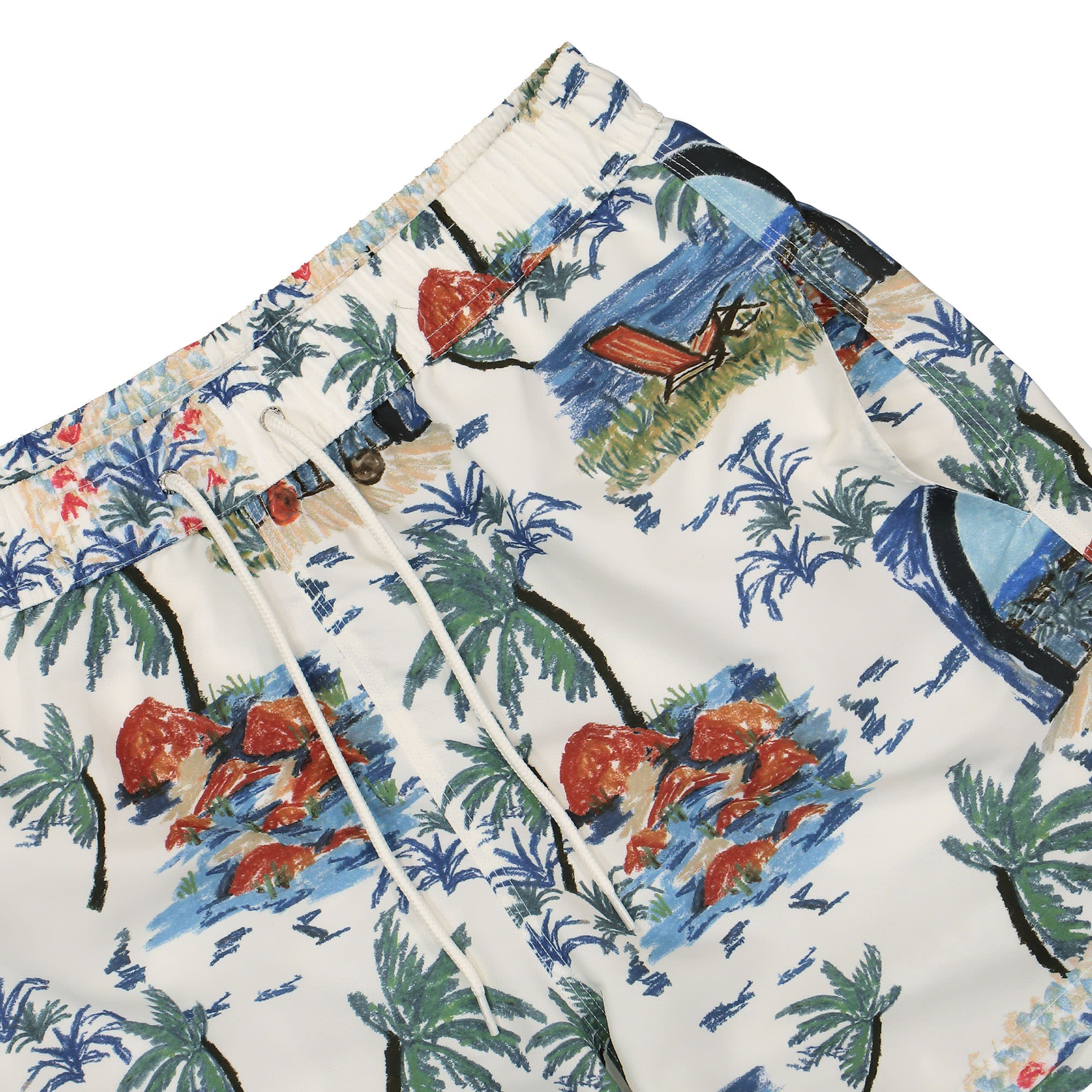 Edmmond Studios Paradise Classic Shorts Off White Shorts Detailfoto | Overkill