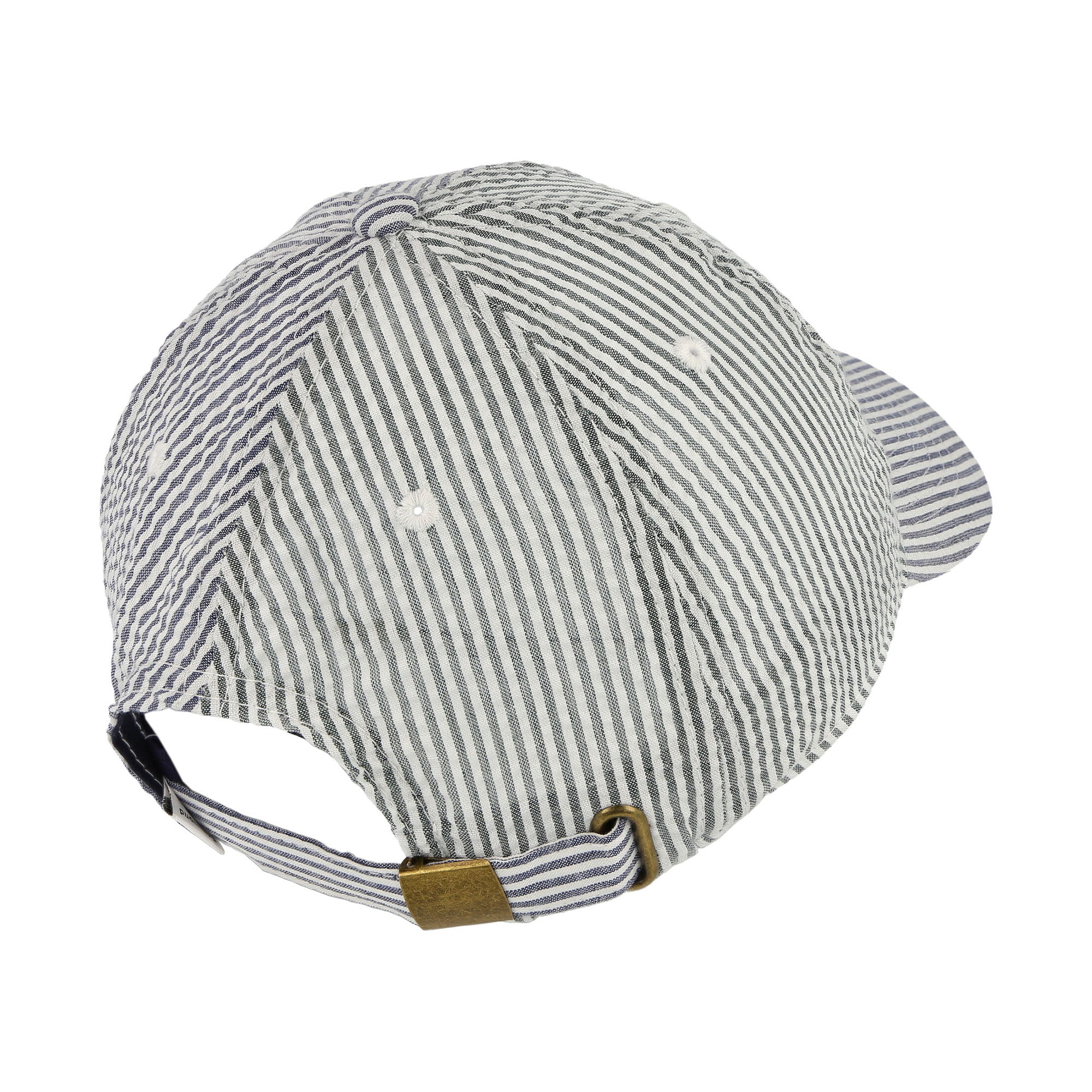 Edmmond Studios Duck Patch Seersucker Cap Plain Navy Caps Detail view 1 | Overkill