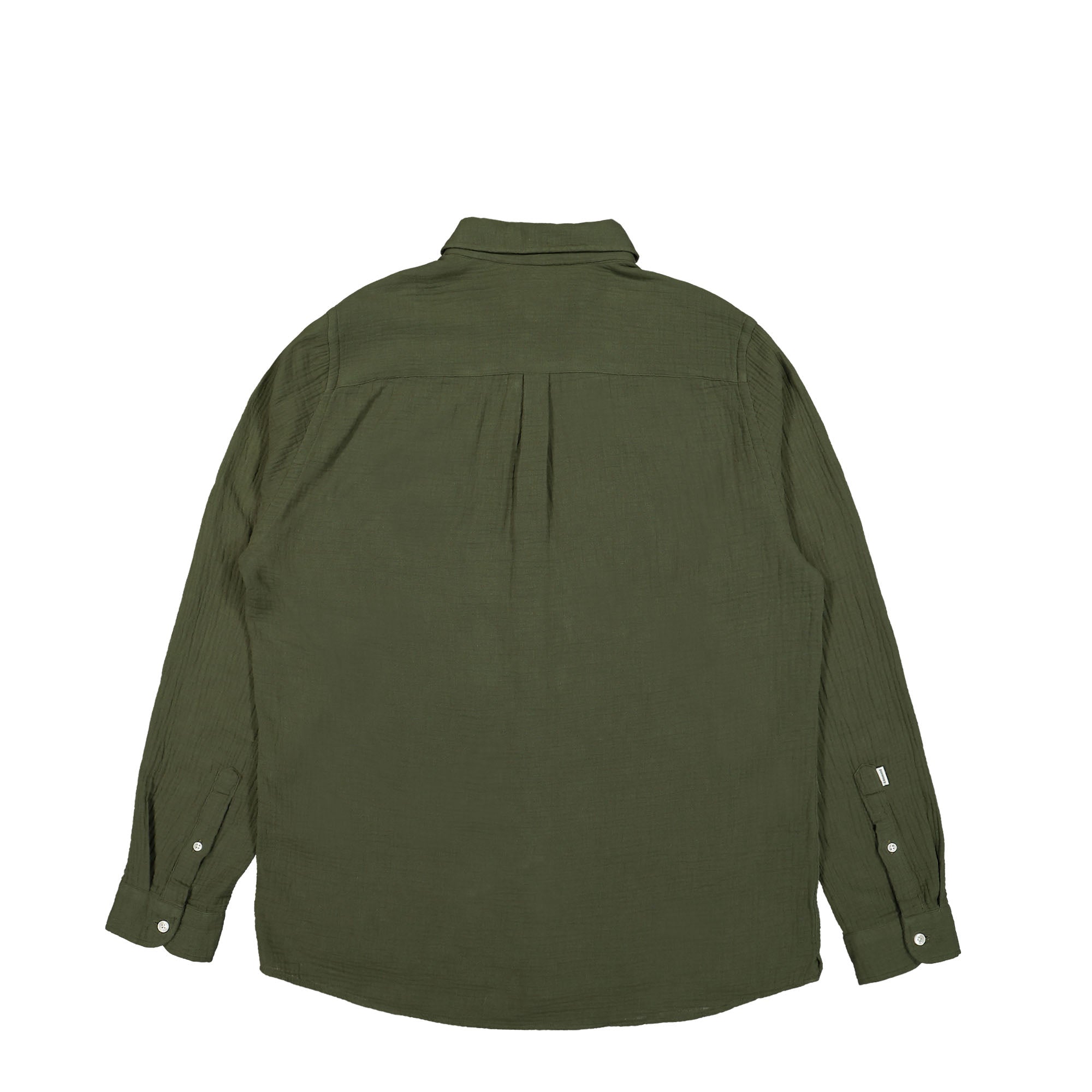 Edmmond Studios Snap Shirt Plain Khaki Shirts Material | Overkill