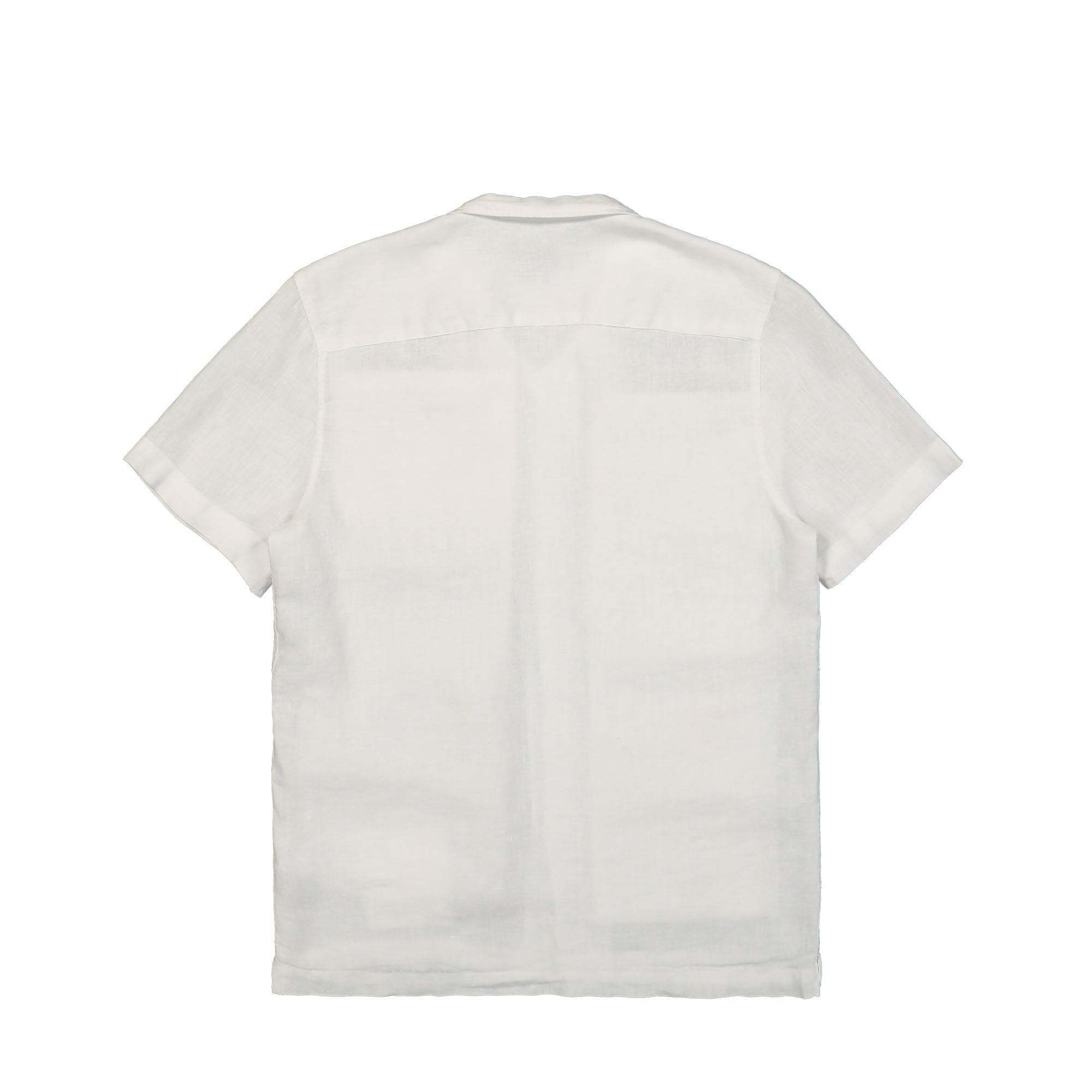 Edmmond Studios BBQ Short Sleeve Shirt Plain White Shirts Material | Overkill
