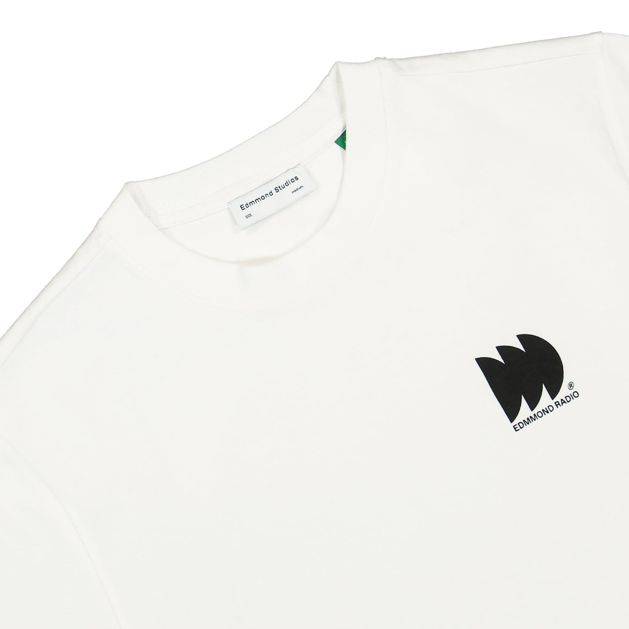 Edmmond Studios Radio Club T-Shirt Plain White T-Shirts Material | Overkill