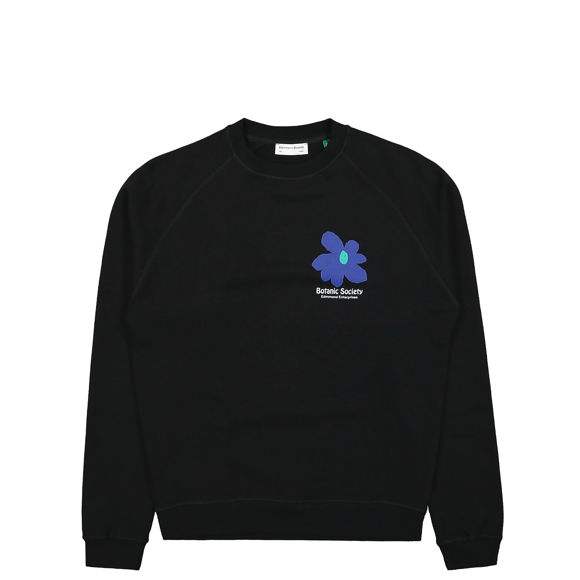 Edmmond Studios Botanic Society Sweatshirt Black Sweatshirts 124-40-25990 | Overkill