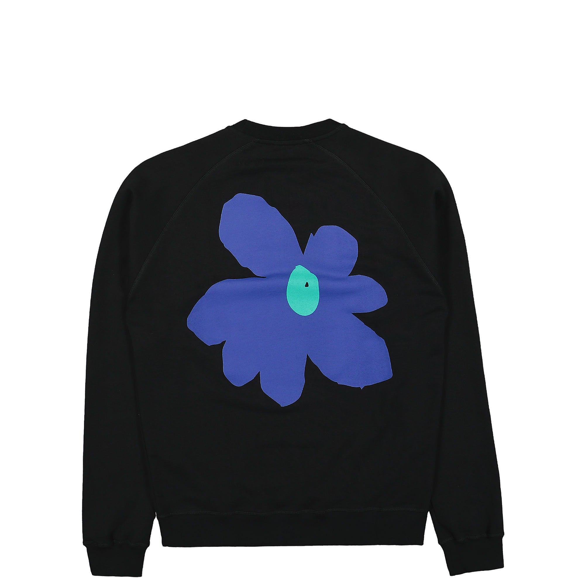Edmmond Studios Botanic Society Sweatshirt Black Sweatshirts Close-up | Overkill