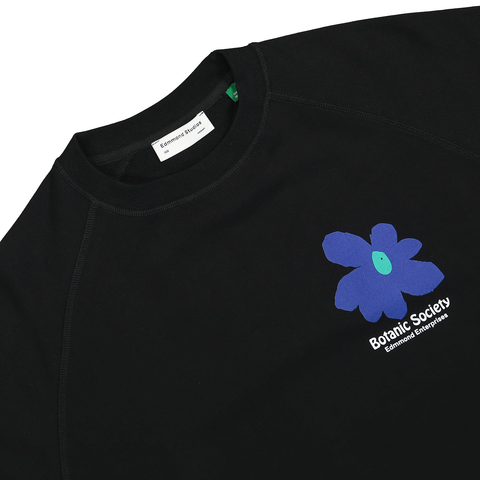 Edmmond Studios Botanic Society Sweatshirt Black Sweatshirts Material | Overkill