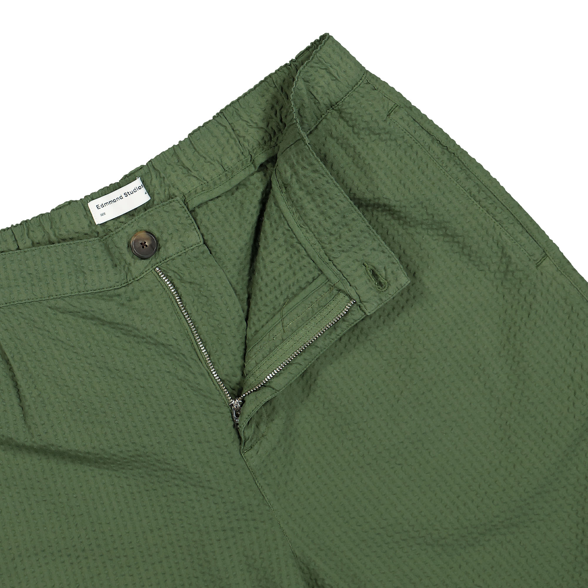 Edmmond Studios Travis Short Plain Khaki Shorts Detailfoto | Overkill