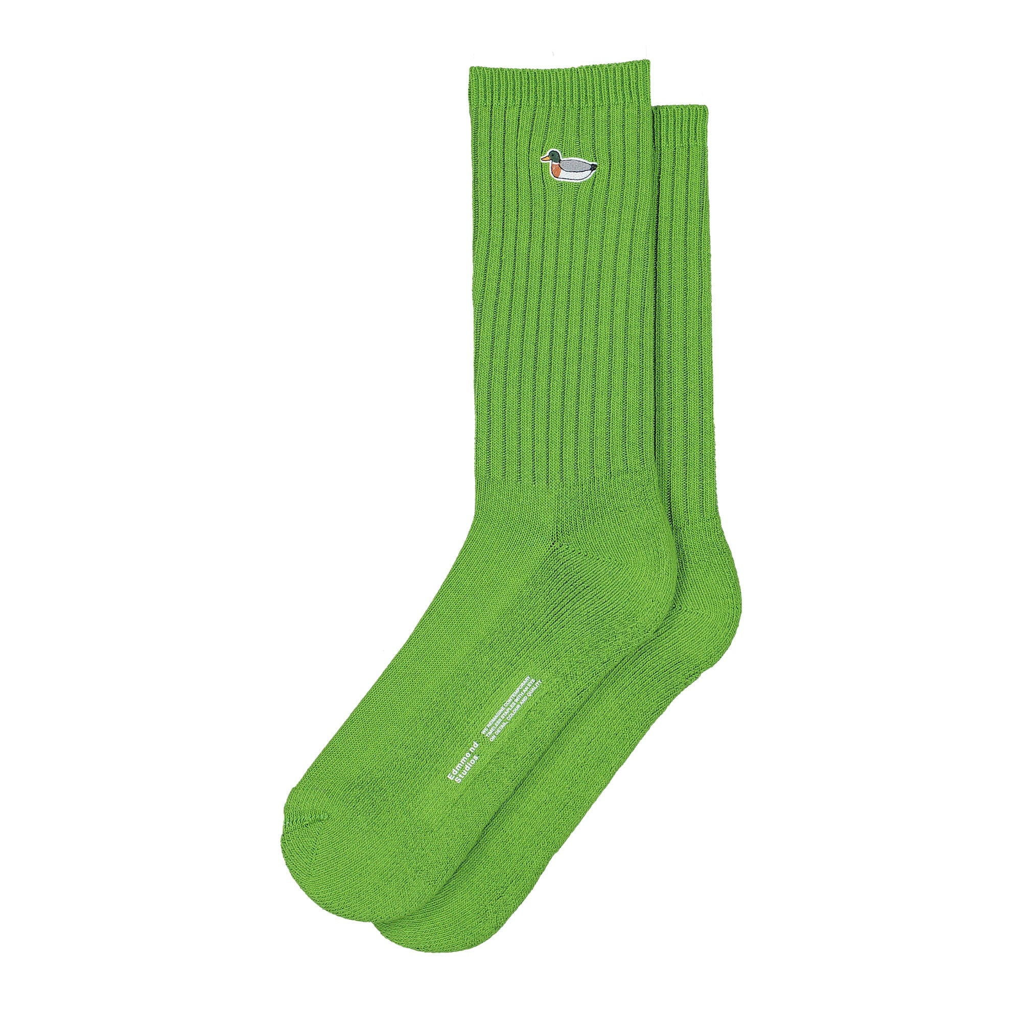Edmmond Studios Duck Socks Light Green Socks 124-94-01610 | Overkill