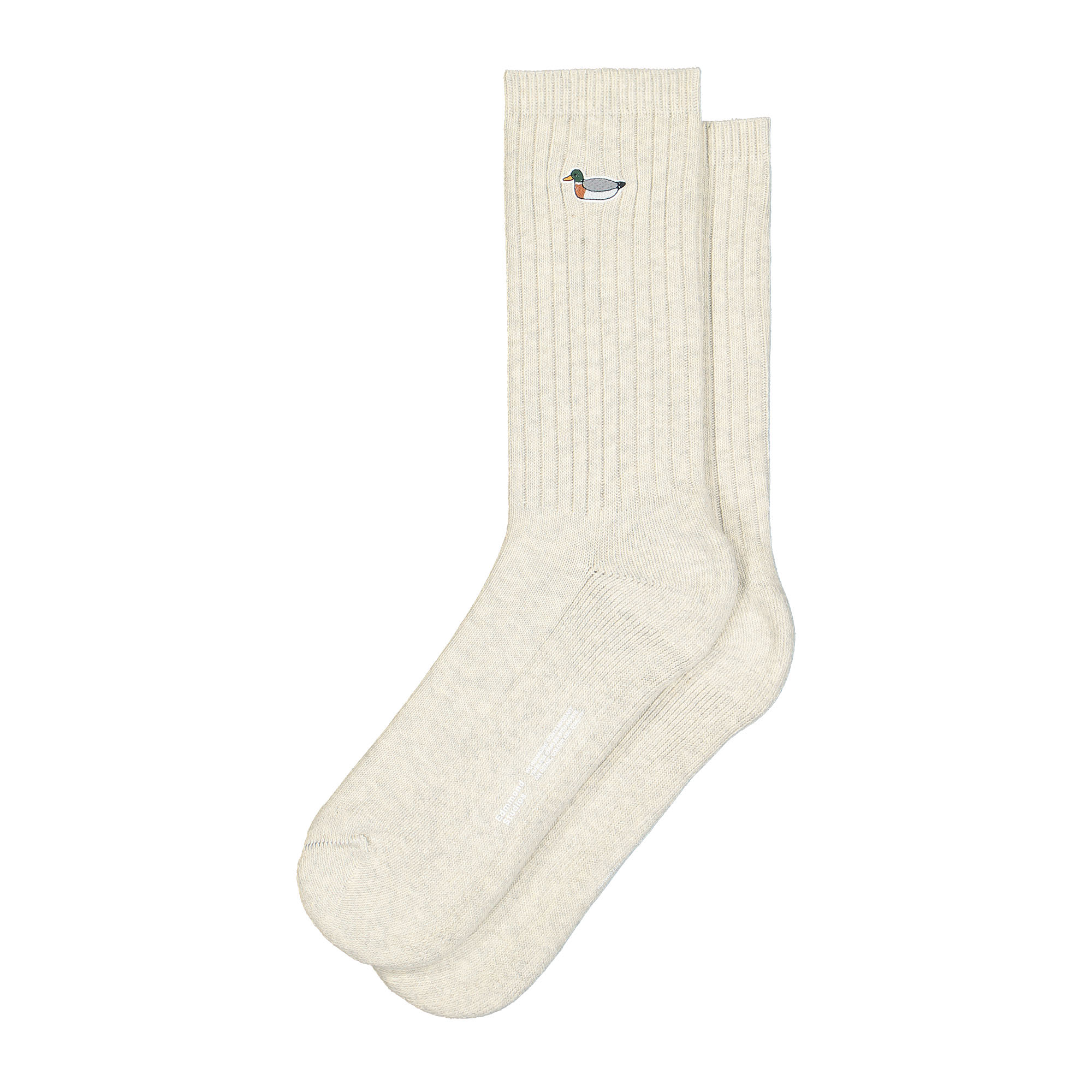 Edmmond Studios Duck Socks Light Grey Melange Socks 124-94-01820 | Overkill