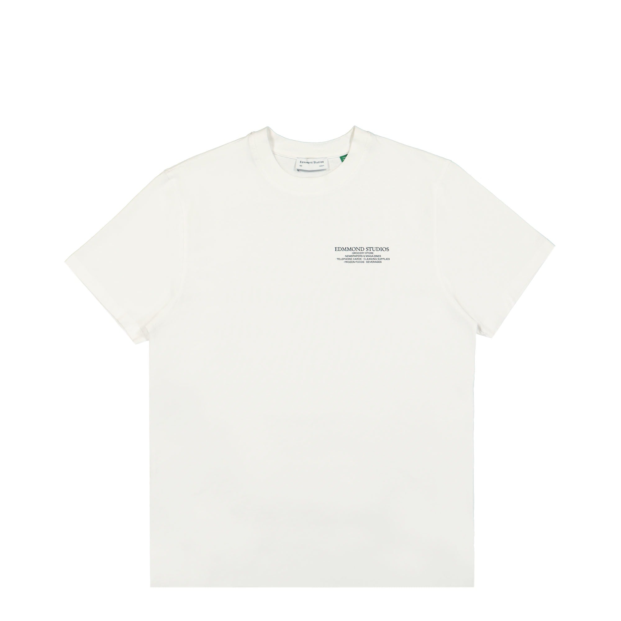 Edmmond Studios Mini Market T-Shirt Plain White T-Shirts 124-30-30000 | Overkill