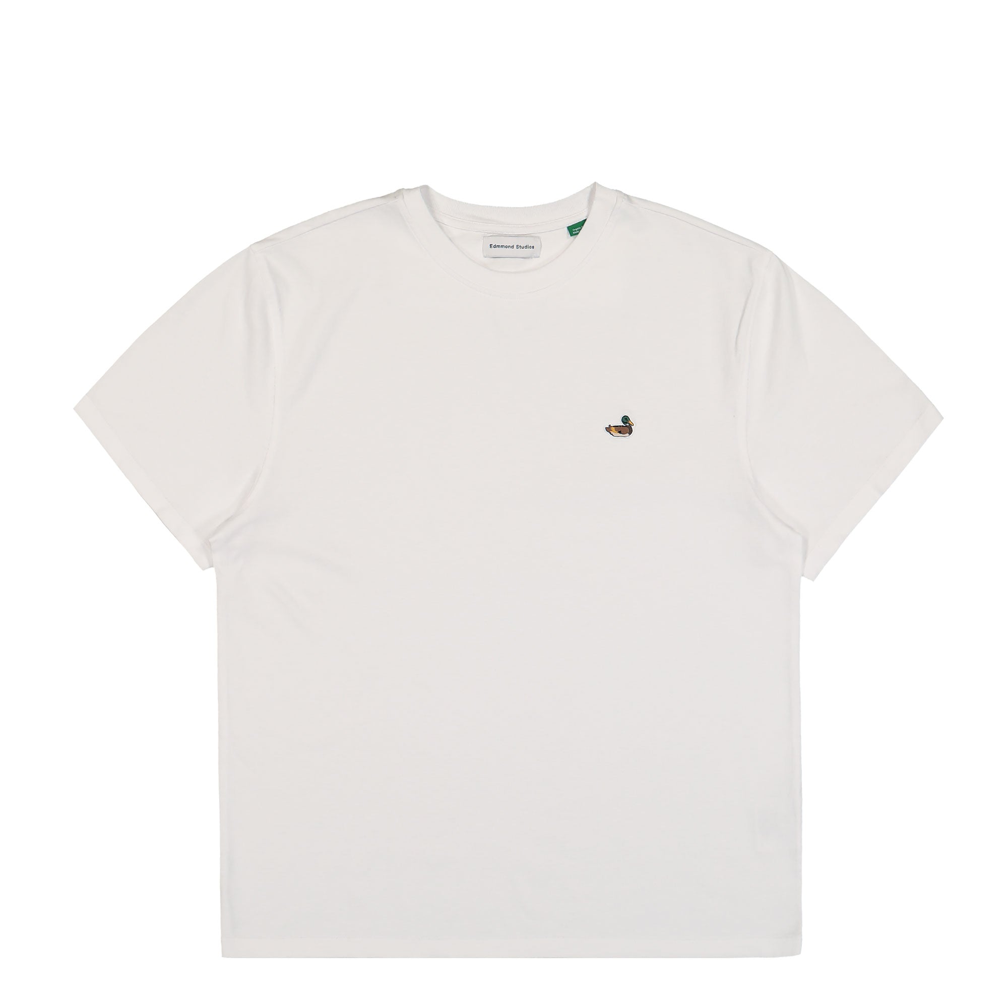Edmmond Studios Duck Patch T-Shirt Plain White T-Shirts 125-30-01000 | Overkill