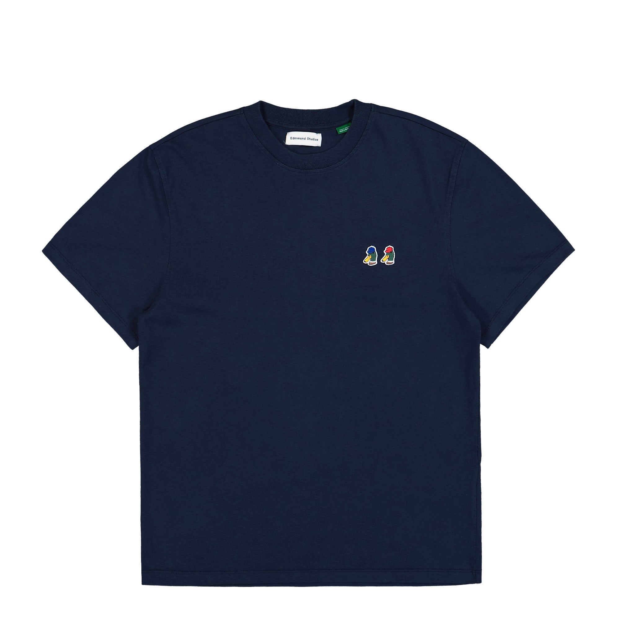 Edmmond Studios Special Duck T-Shirt Plain Navy T-Shirts 125-30-02590 | Overkill