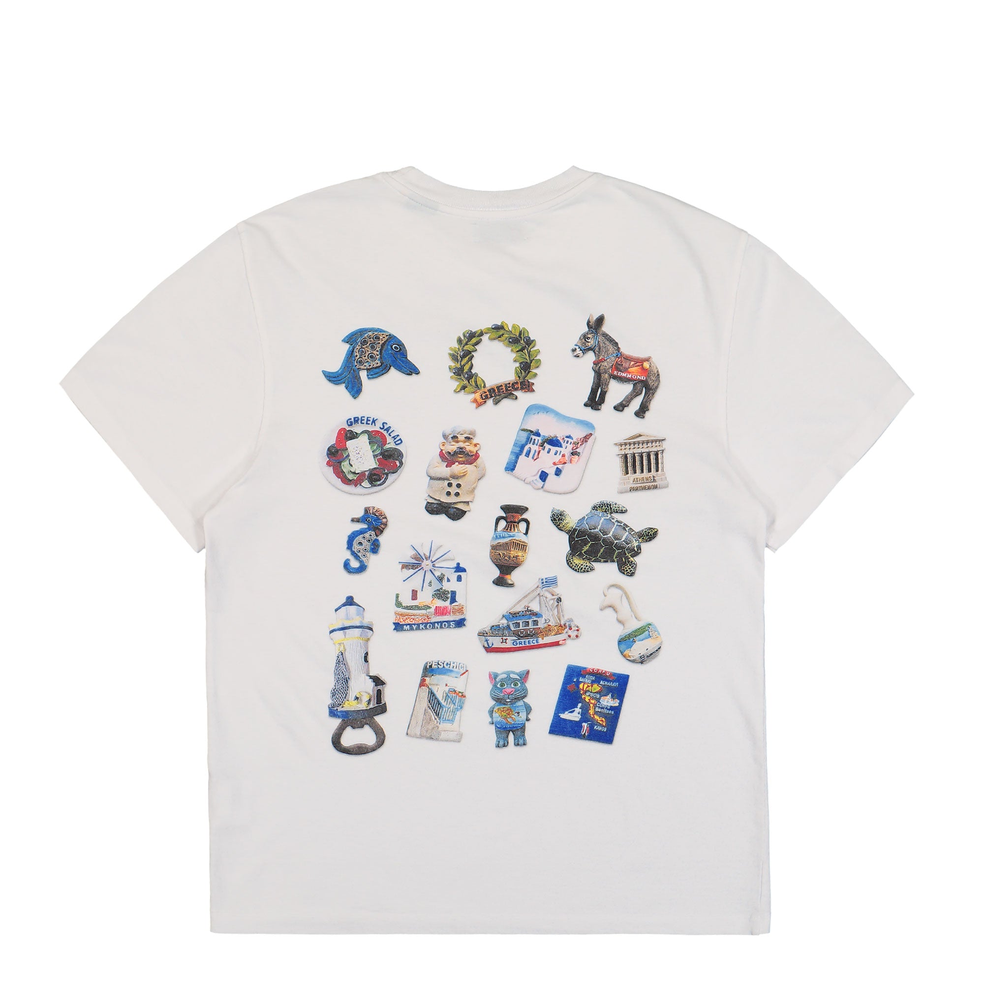 Edmmond Studios Fridge Magnets T-Shirt Plain White T-Shirts Close-up | Overkill