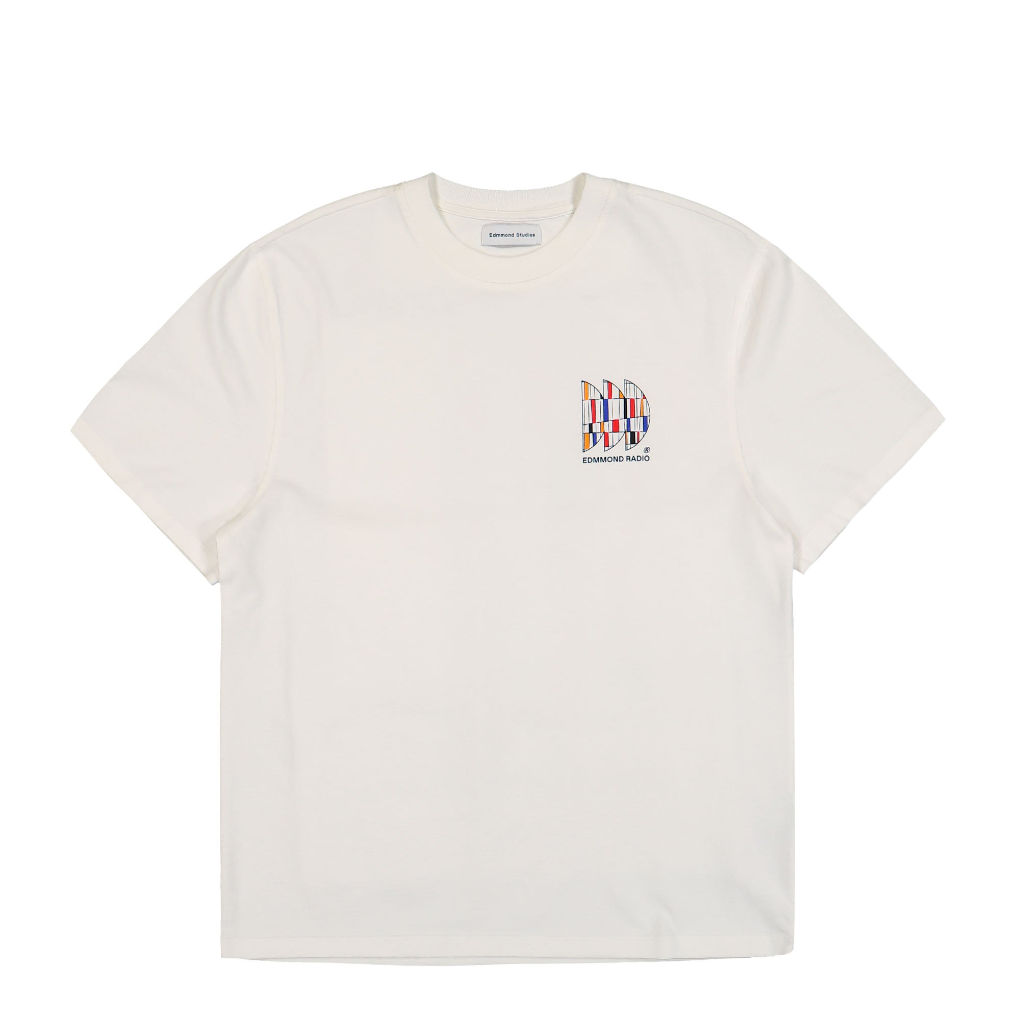 Edmmond Studios Edmmond Radio T-Shirt Plain Off White T-Shirts 125-30-27010 | Overkill