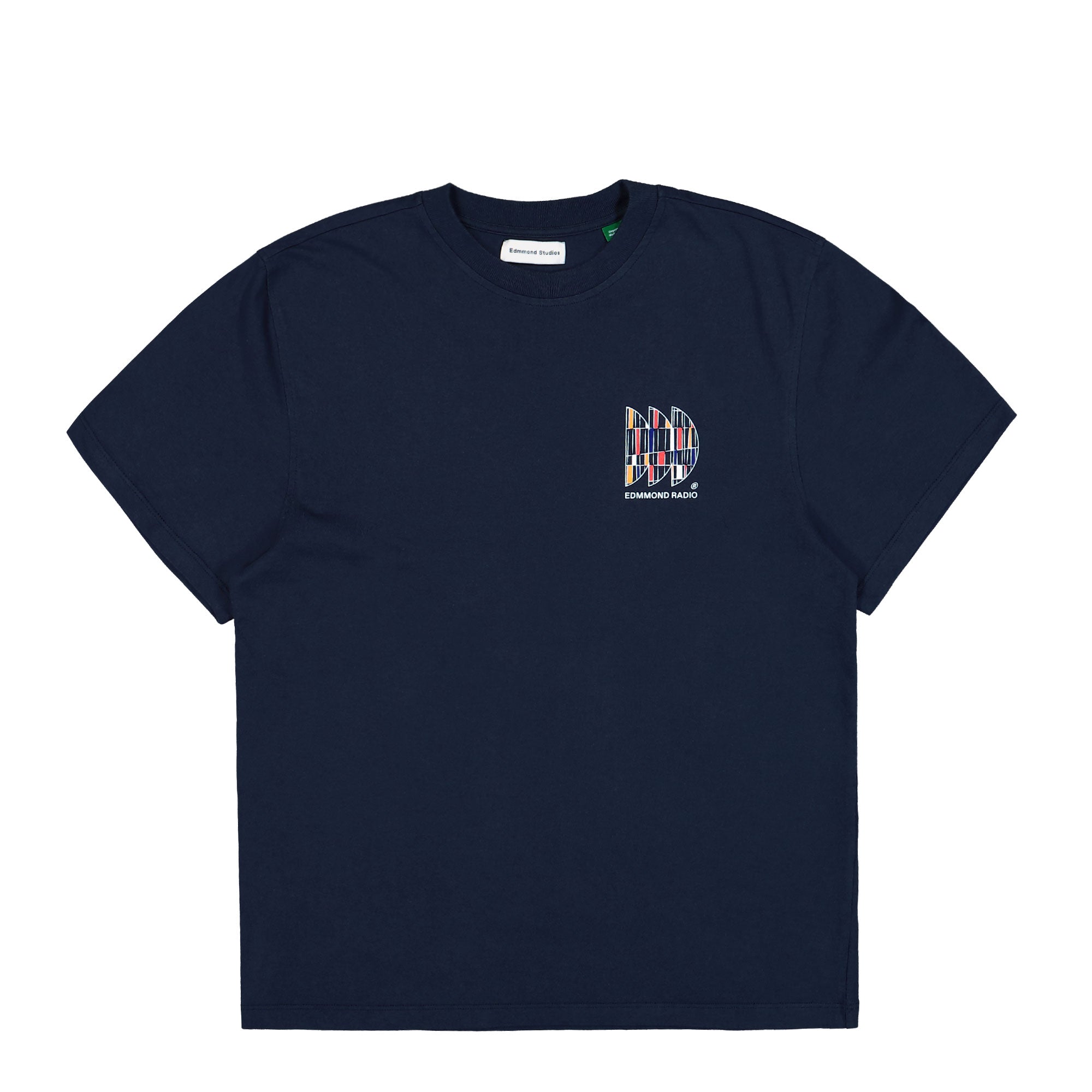 Edmmond Studios Edmmond Radio T-Shirt Plain Navy T-Shirts 125-30-27590 | Overkill