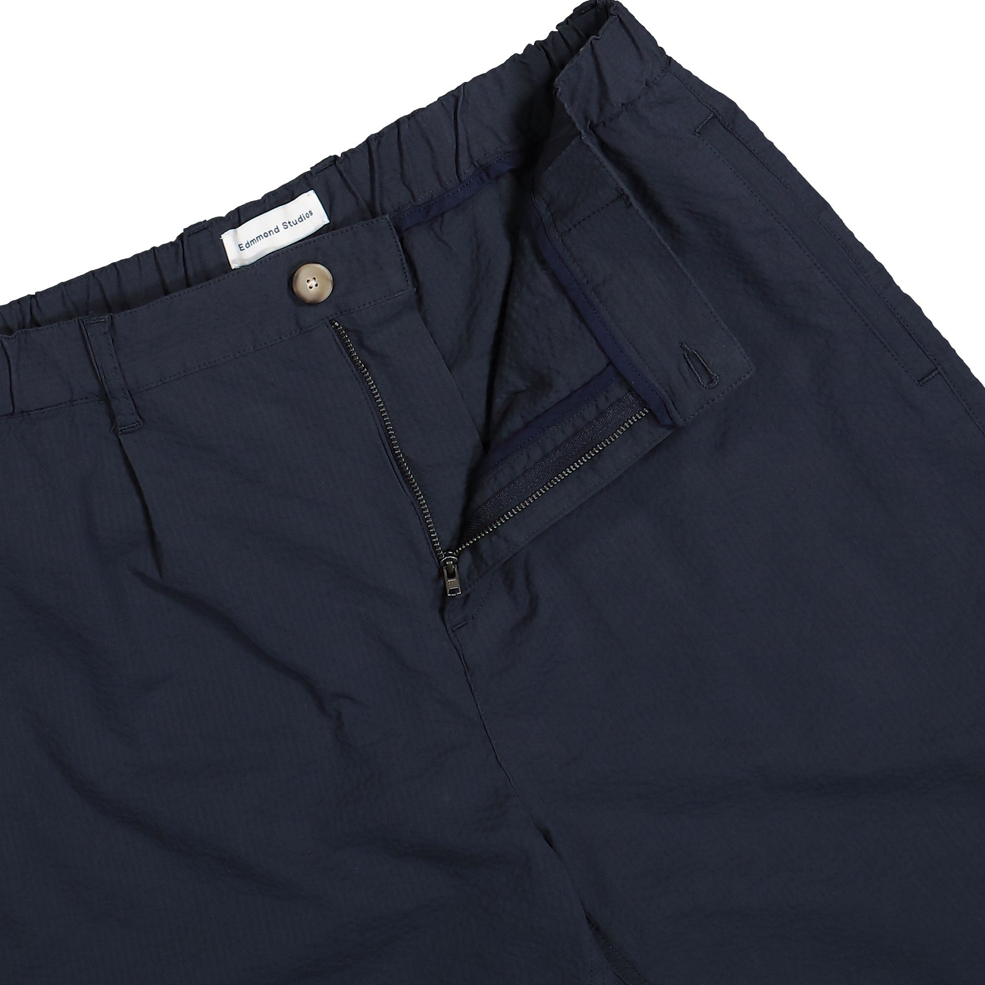 Edmmond Studios Travis Short Pants Plain Navy Shorts Detailfoto | Overkill