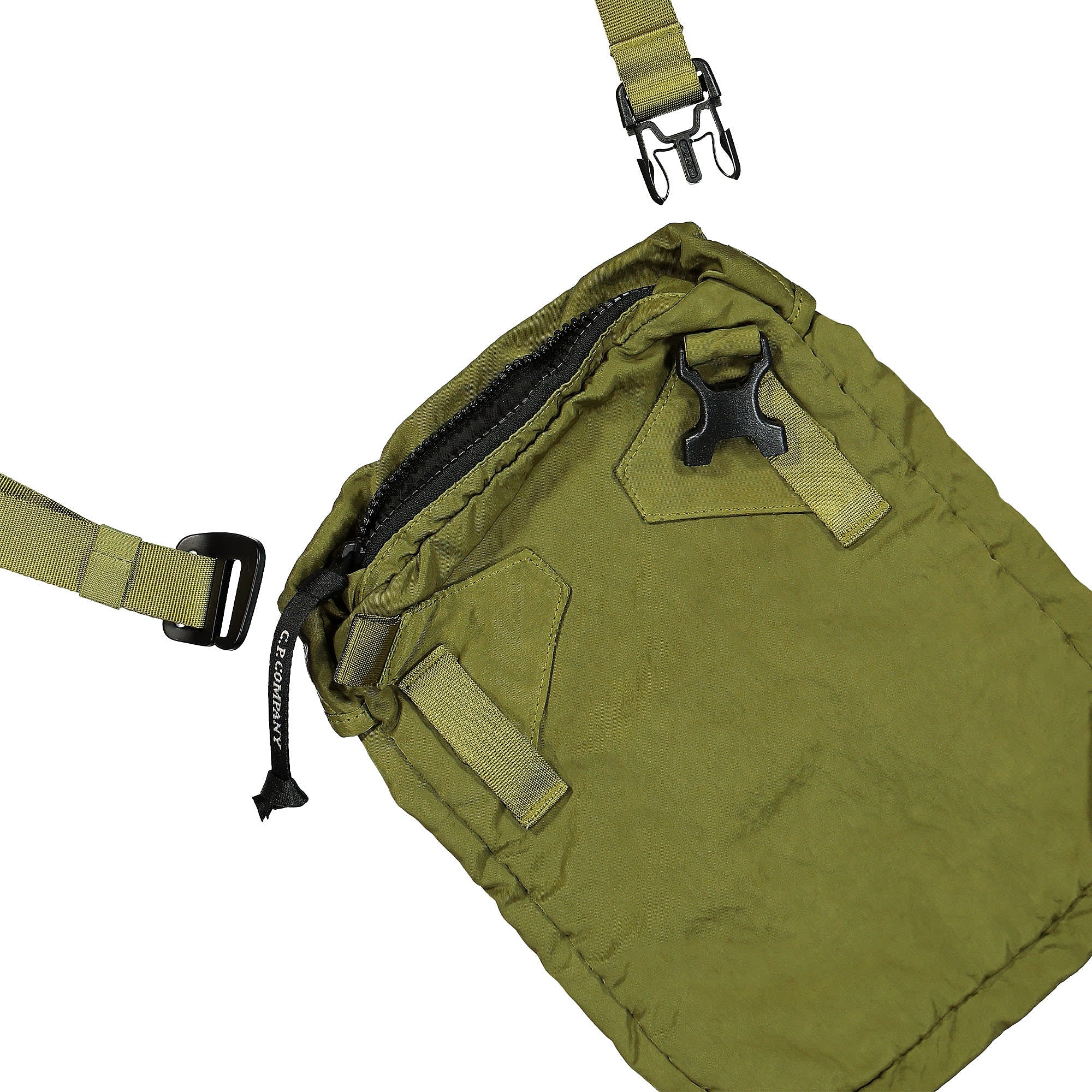 C.P. Company Nylon B Crossbody Bag Green Moss Shoulder & Cross Body Bags Material | Overkill