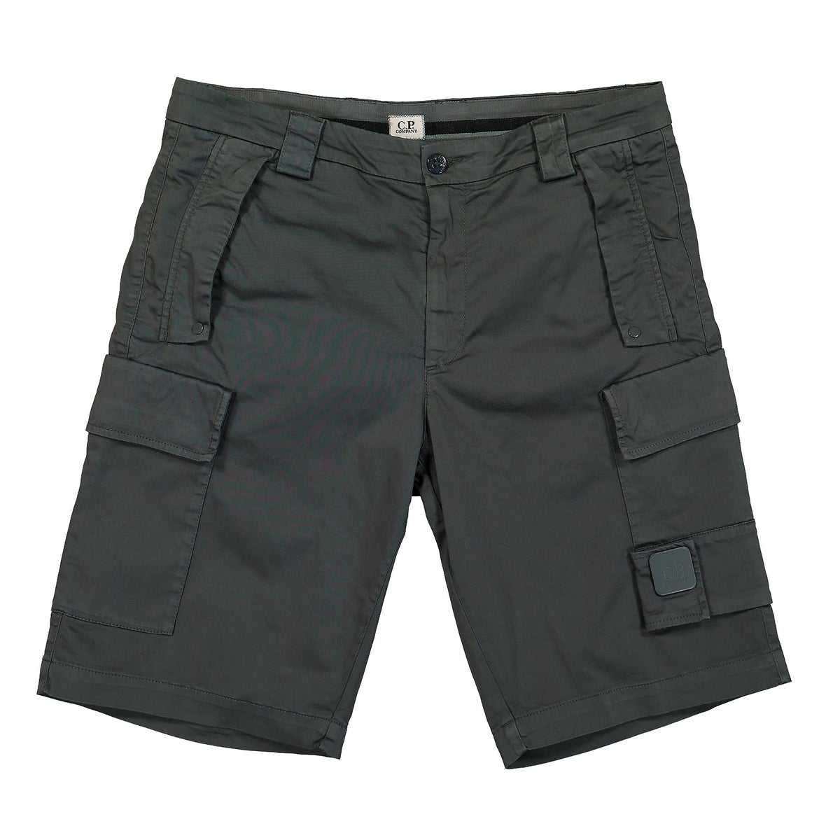 C.P. Company Stretch Sateen Cargo Shorts Dark Shadow Shorts 12CMBE130A-005694G 978 | Overkill