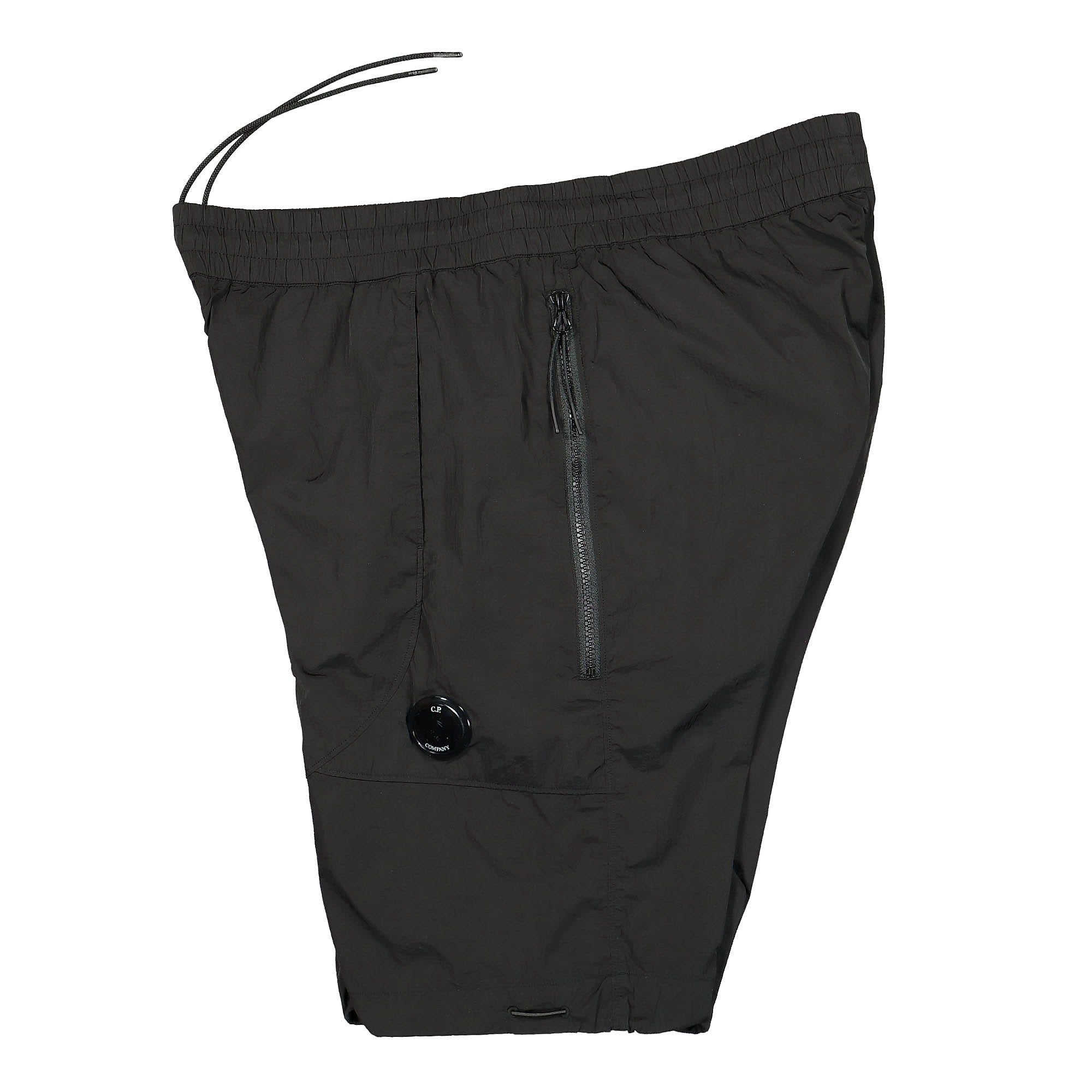 C.P. Company Chrome-R Bermuda Shorts Black Shorts Close-up | Overkill
