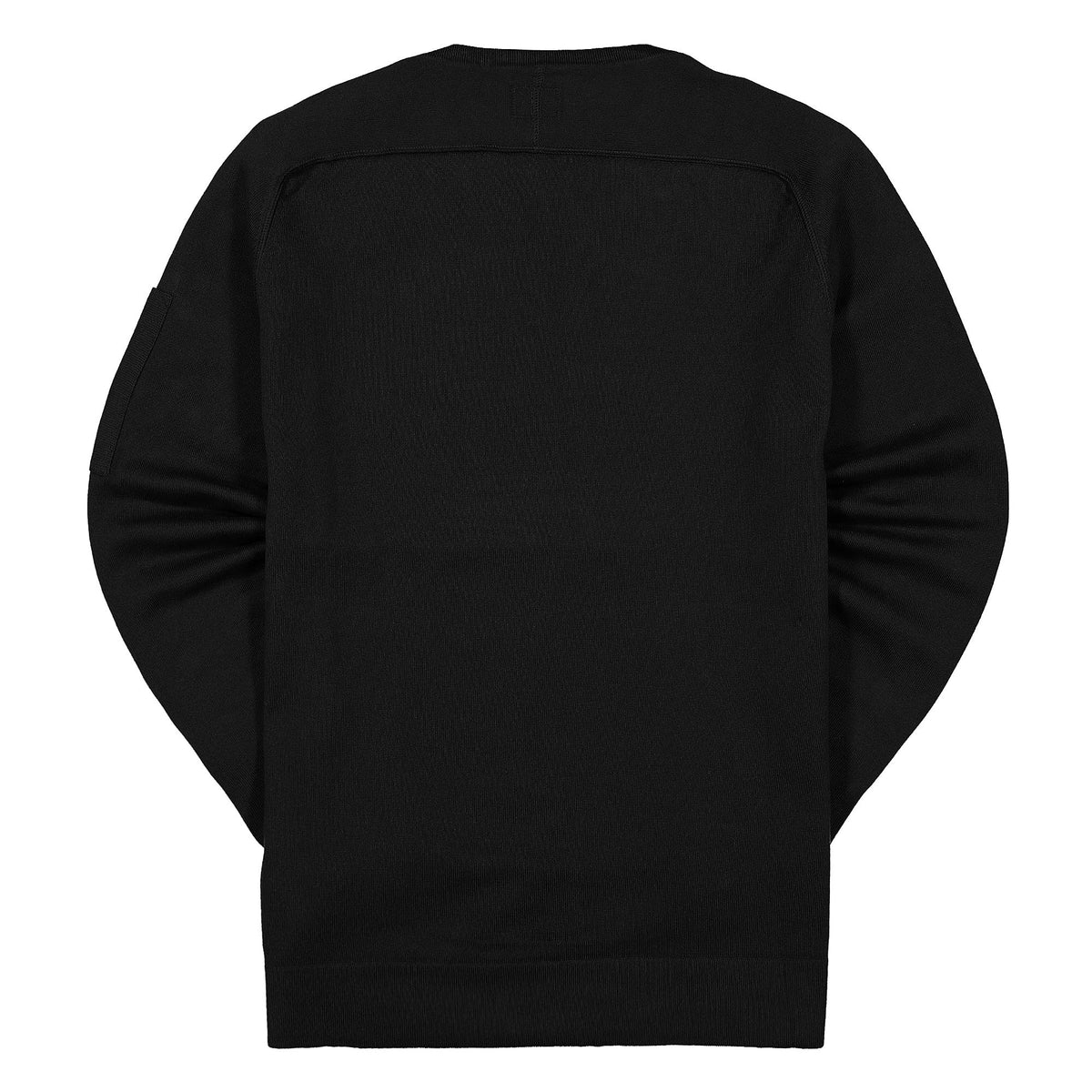 C.P. Company Sea Island Crew Neck Knit Black Sweatshirts Material | Overkill