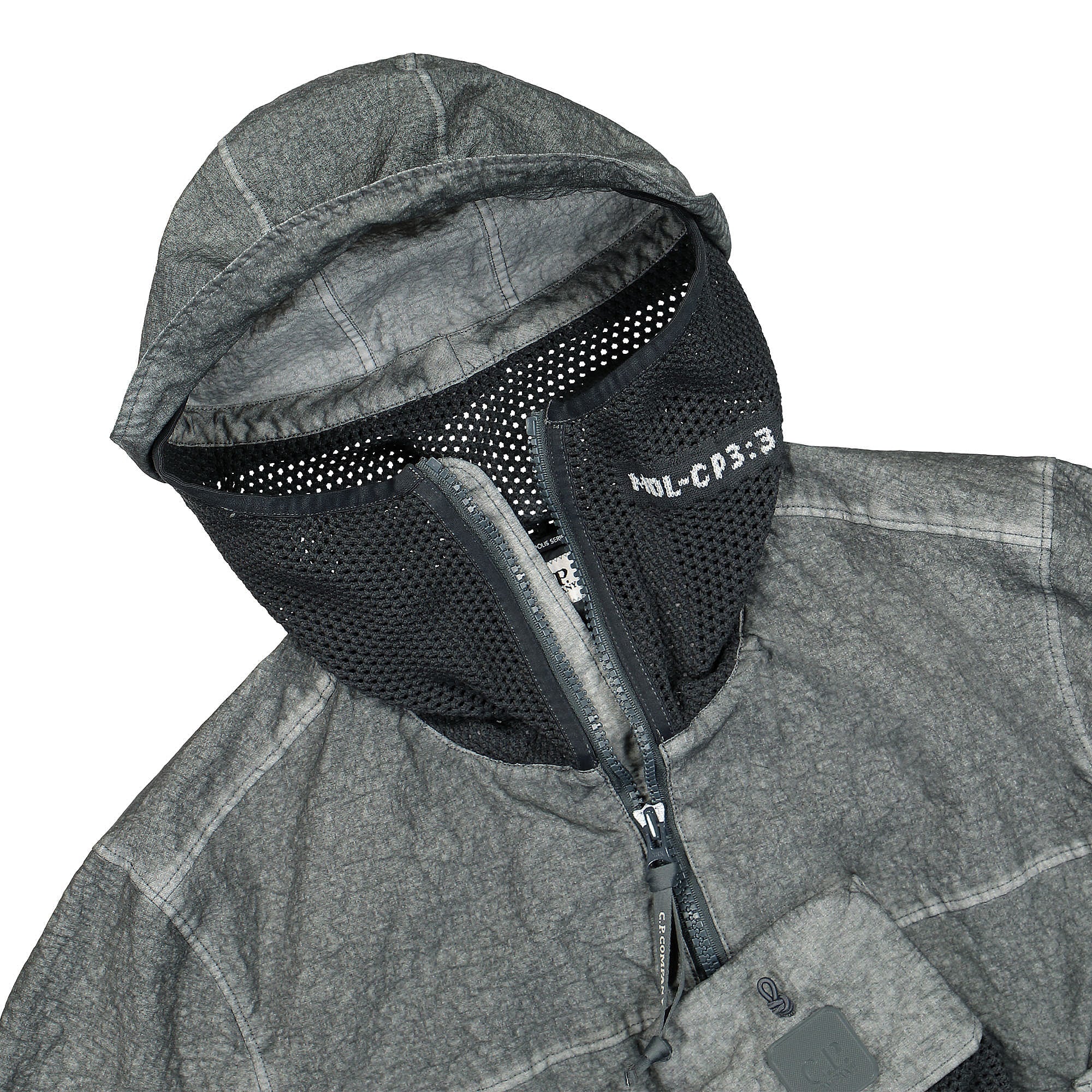 C.P. Company Co-Ted Jacket Dark Shadow Windbreaker Close-up | Overkill