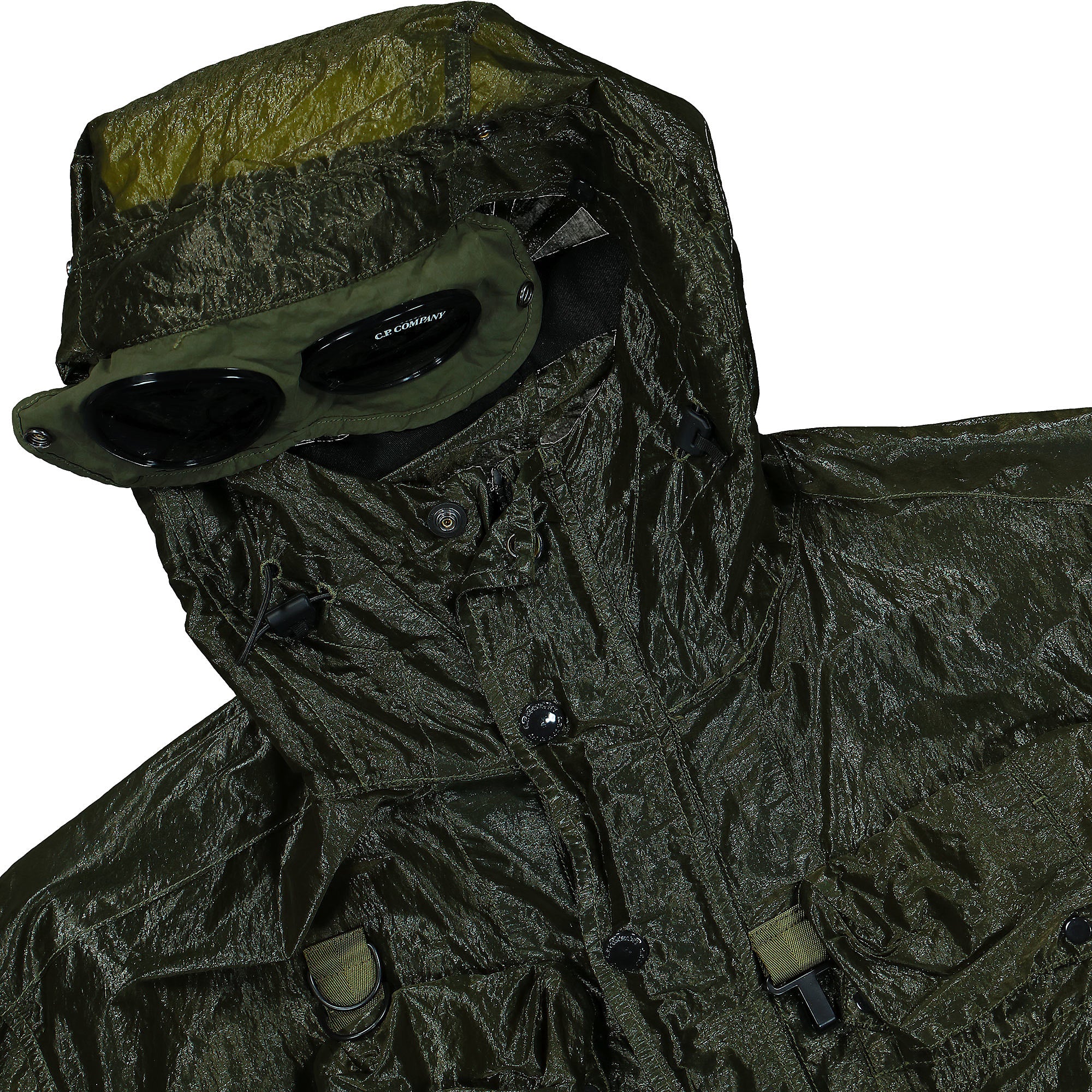 C.P. Company Kan-D La Mille Jacket Burnt Olive Jackets Close-up | Overkill