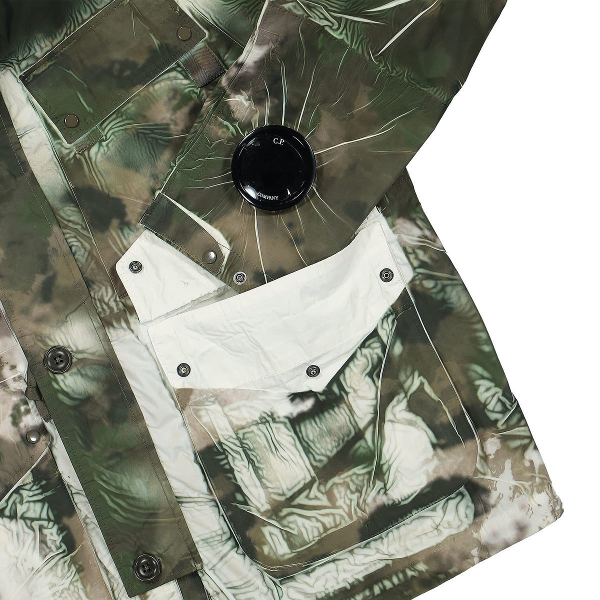 C.P. Company Tracery La Mille Jacket Burnt Olive Jackets Detailfoto | Overkill