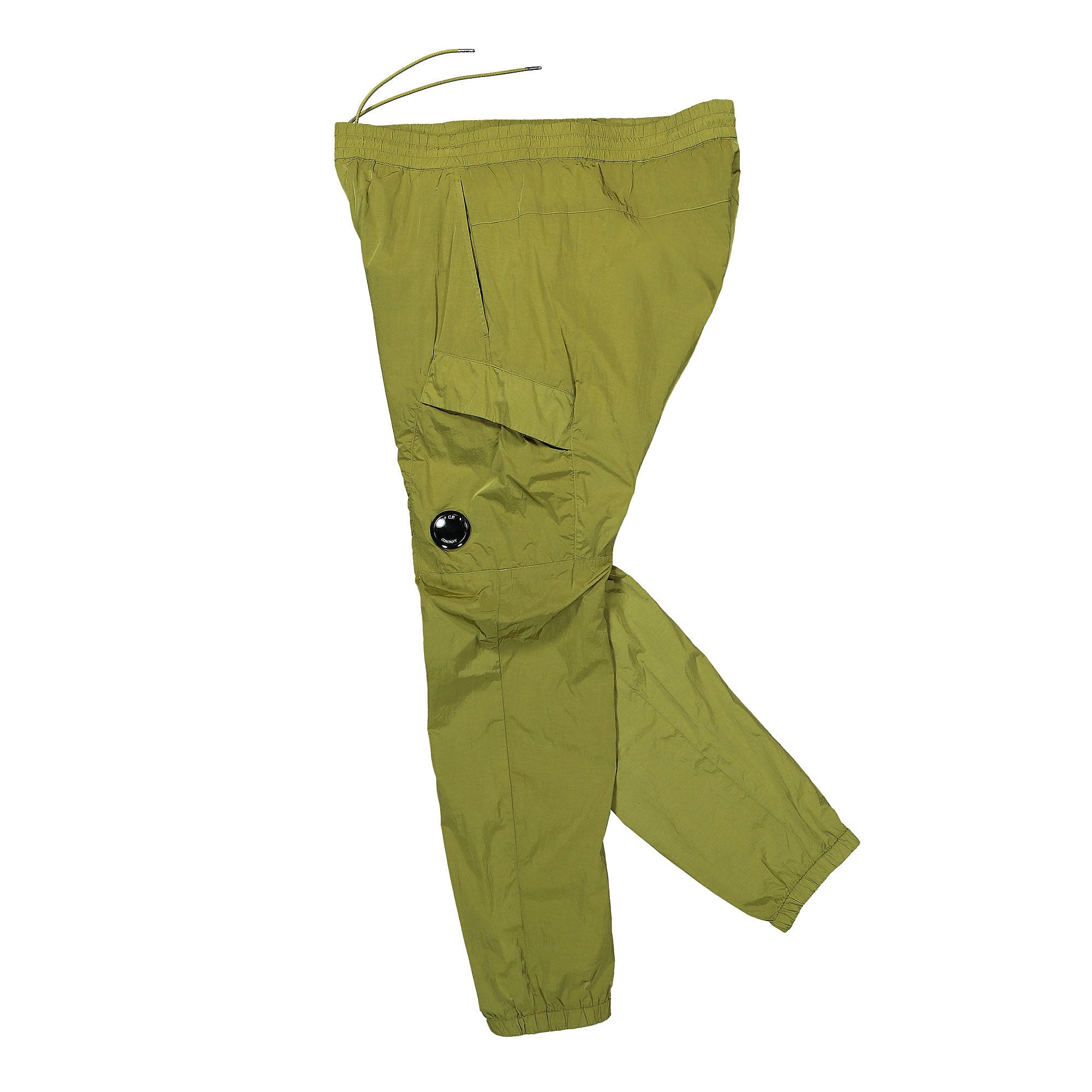 C.P. Company Chrome-R Track Pants Green Moss Sweat & Track Pants Close-up | Overkill