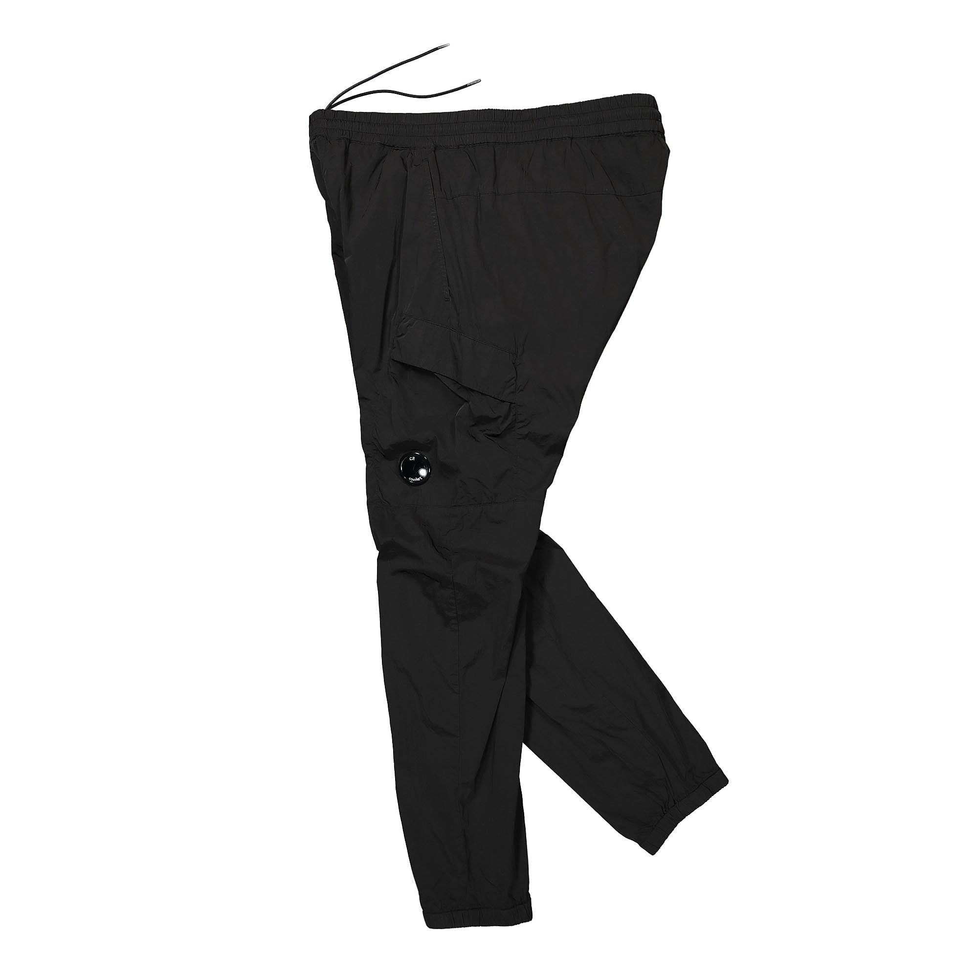 C.P. Company Chrome-R Track Pants Black Sweat & Track Pants Close-up | Overkill
