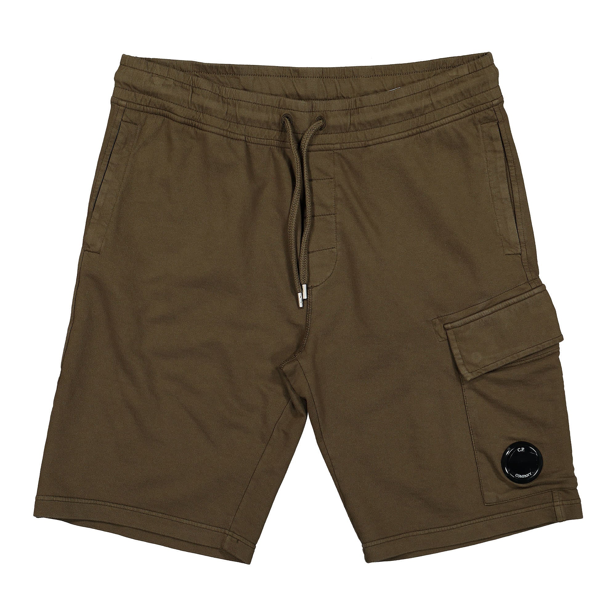C.P. Company Light Fleece Cargo Shorts Ivy Green Shorts 12CMSB021A-002246G 683 | Overkill