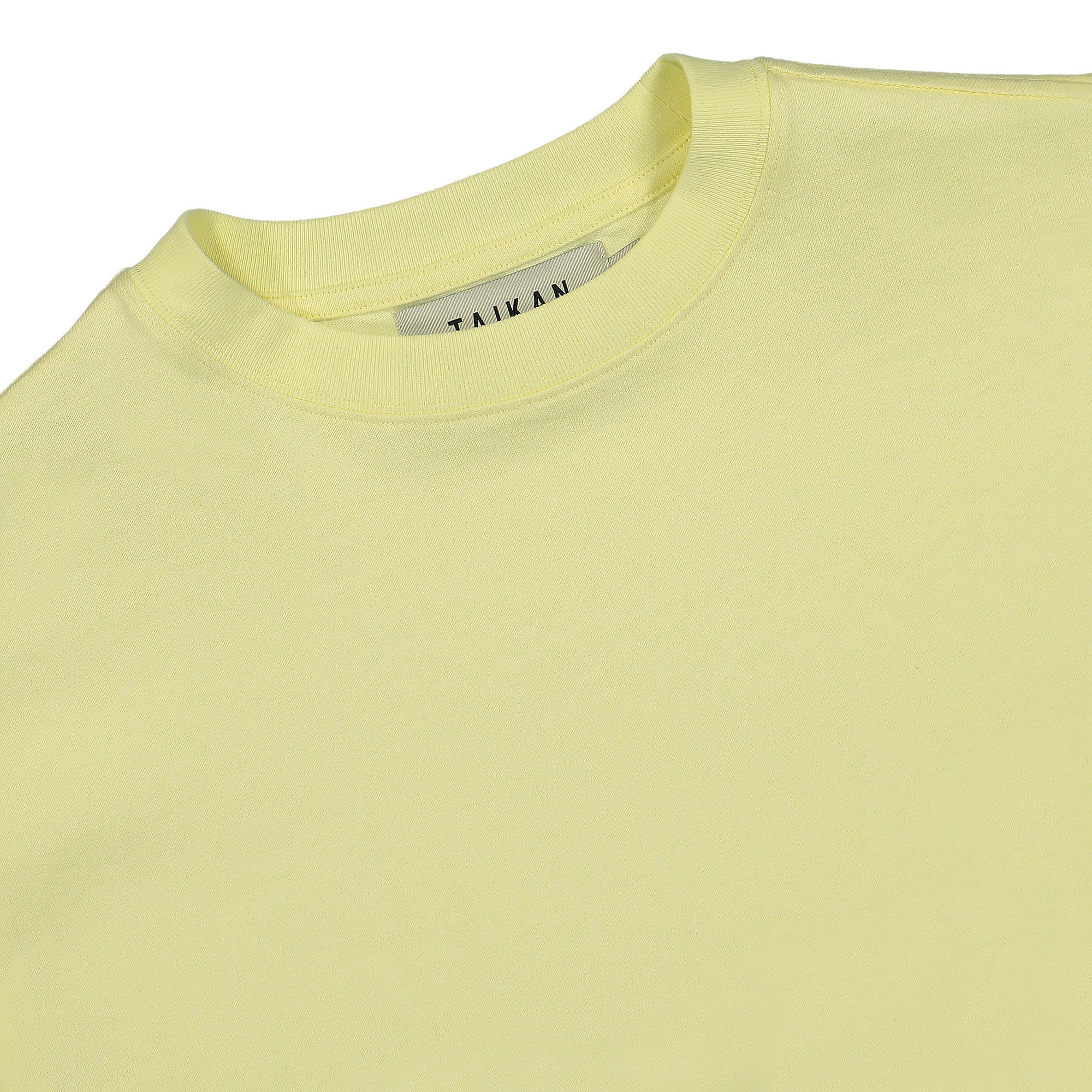 Taikan Everything Plain Tee Canary T-Shirts Close-up | Overkill