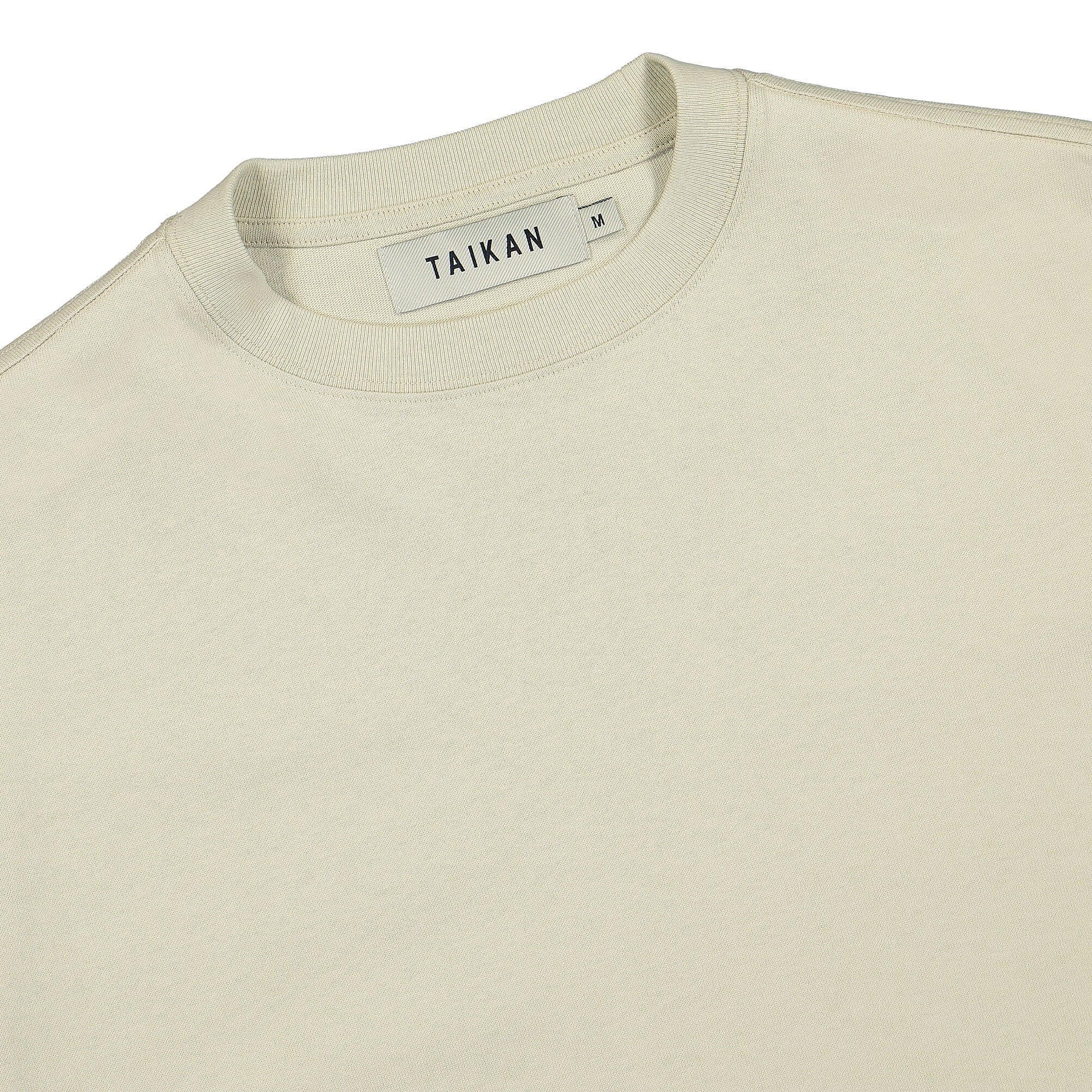 Taikan Everything Plain Tee Cream T-Shirts Close-up | Overkill
