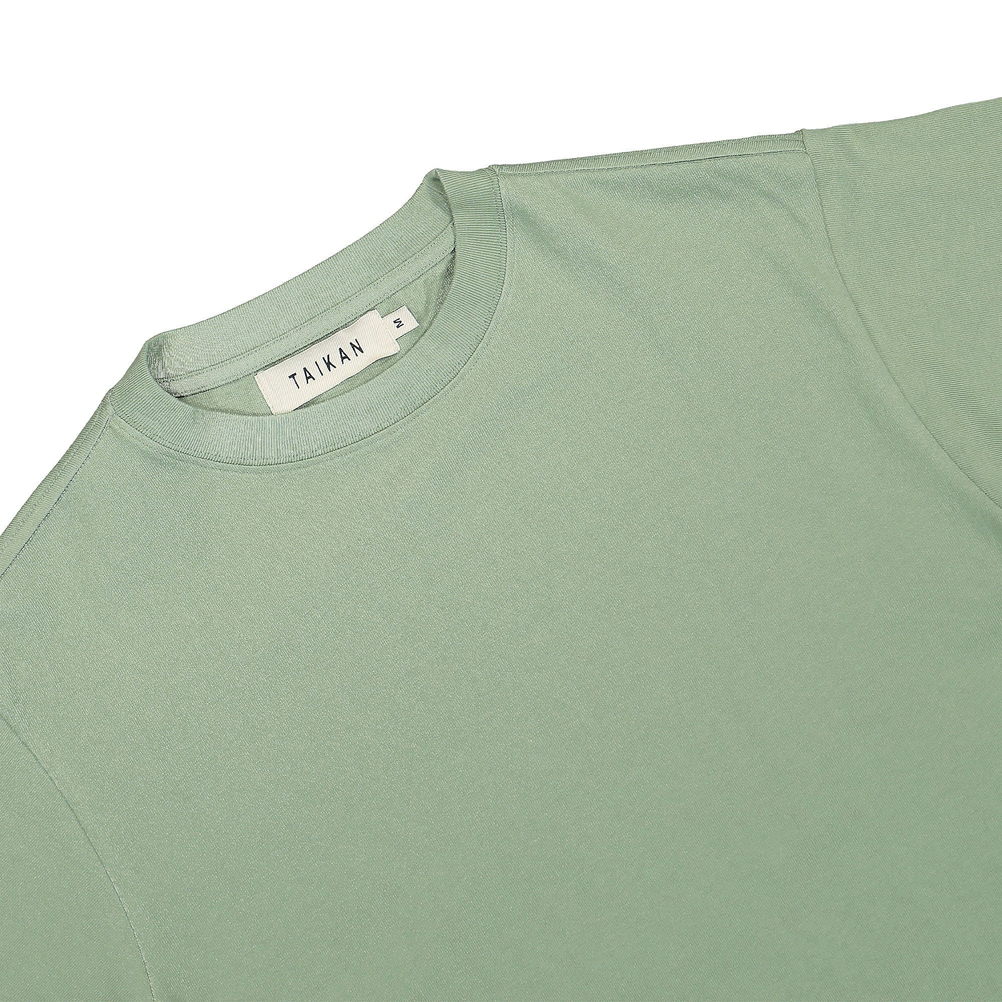 Taikan Everything Plain Tee Green T-Shirts Close-up | Overkill