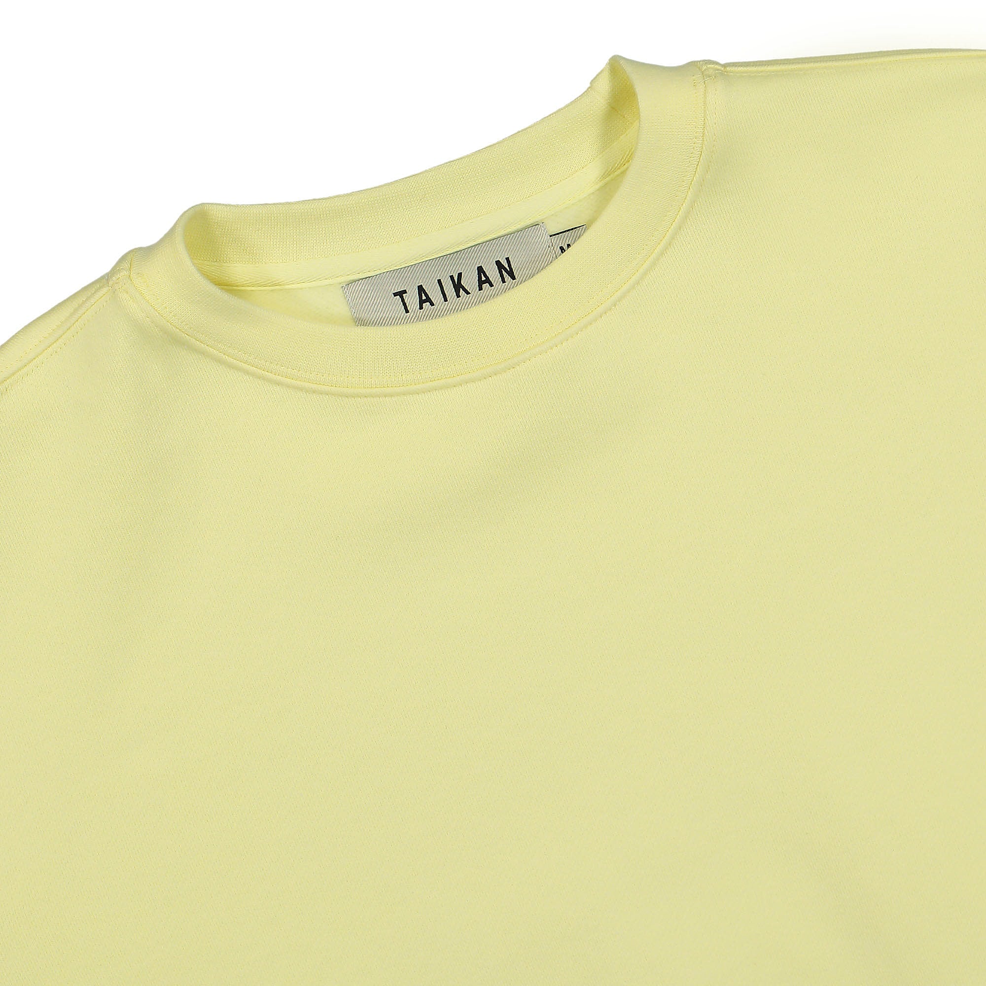 Taikan Everything Plain Crew Canary Sweatshirts Close-up | Overkill