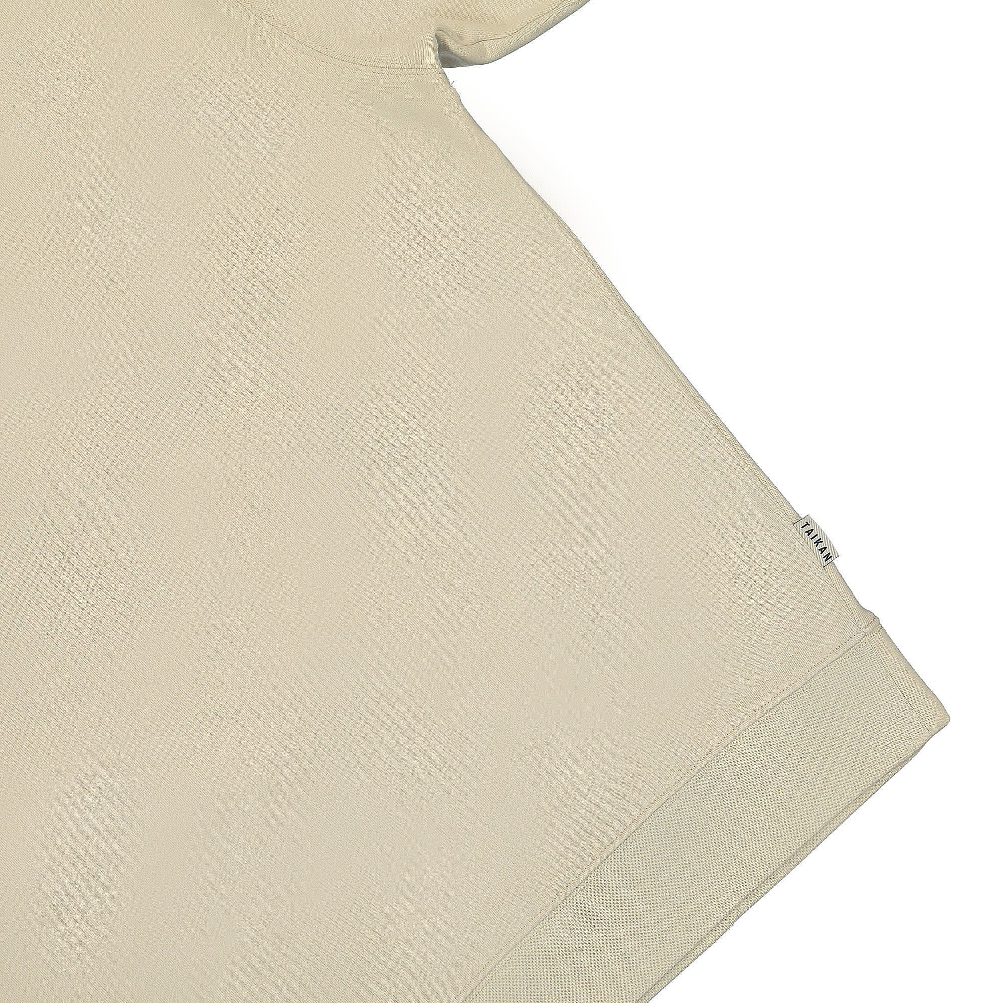 Taikan Everything Plain Crew Cream Sweatshirts Detailfoto | Overkill