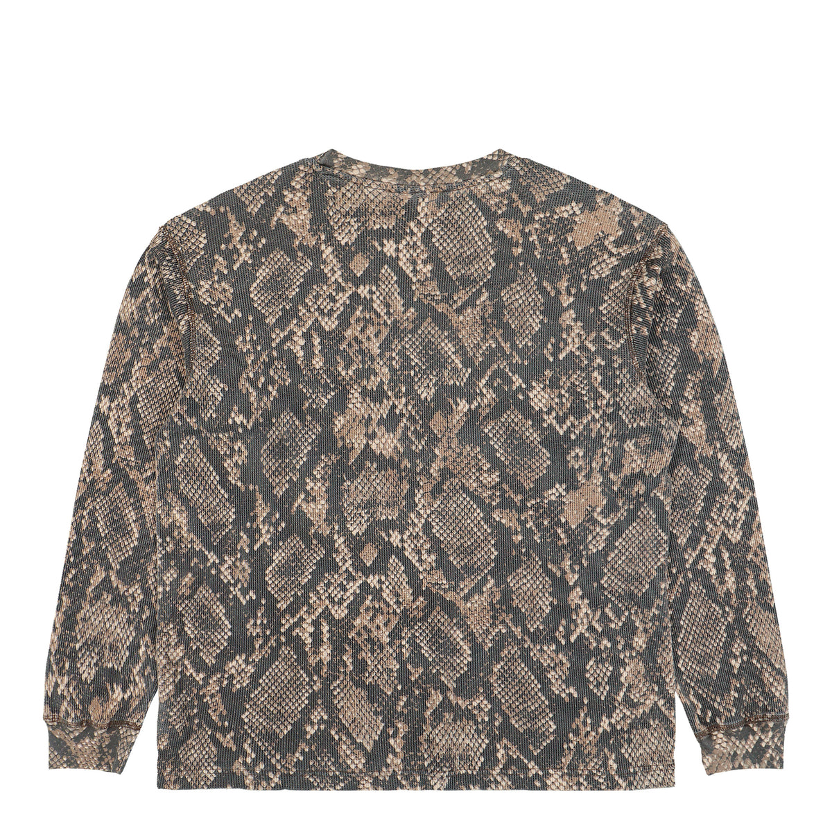 Obey Post Thermal Dusty Vintage Rattlesnake Longsleeves 131030146-DVRS Close-up | Overkill