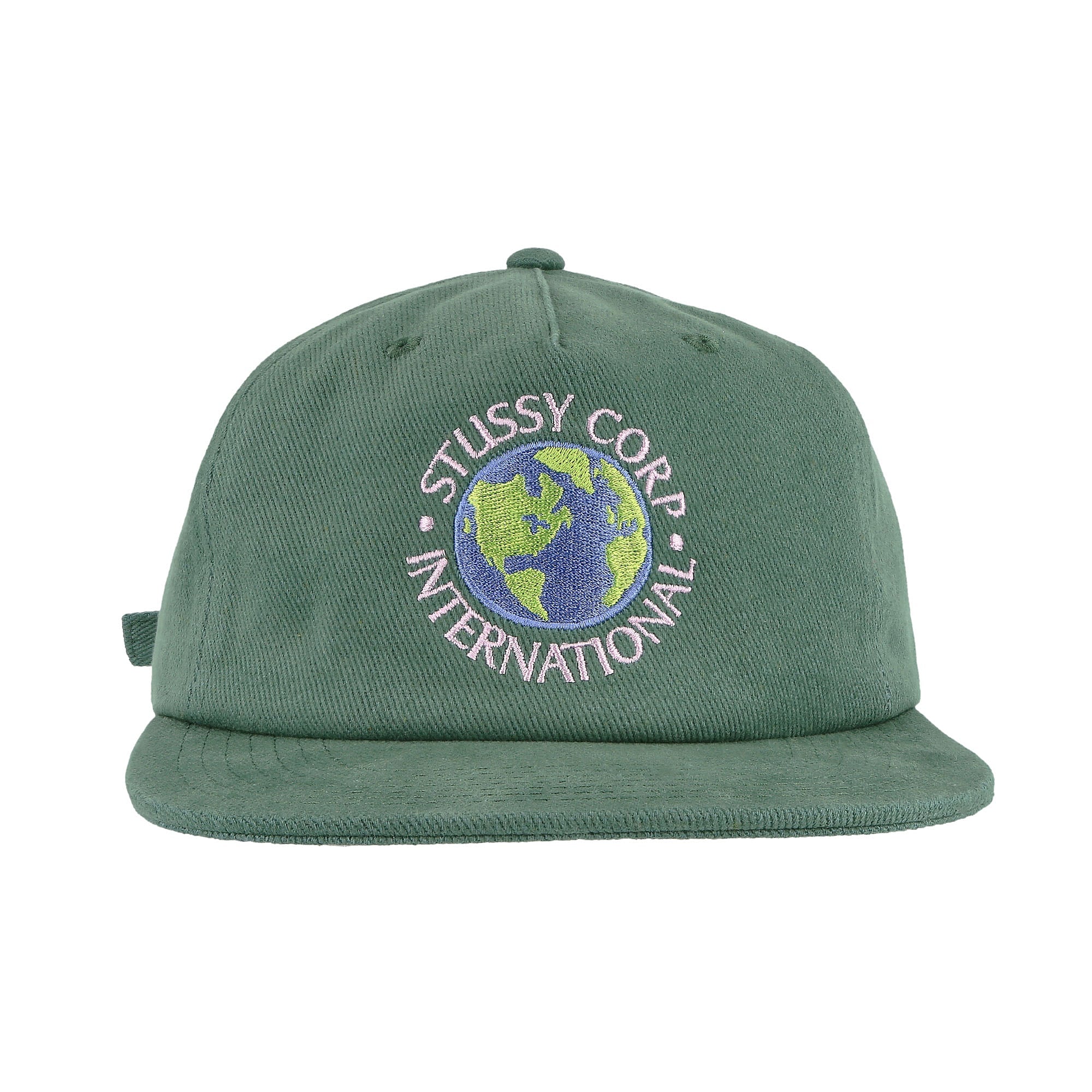 Stussy Utopia Strapback Cap Green Caps Detailfoto | Overkill