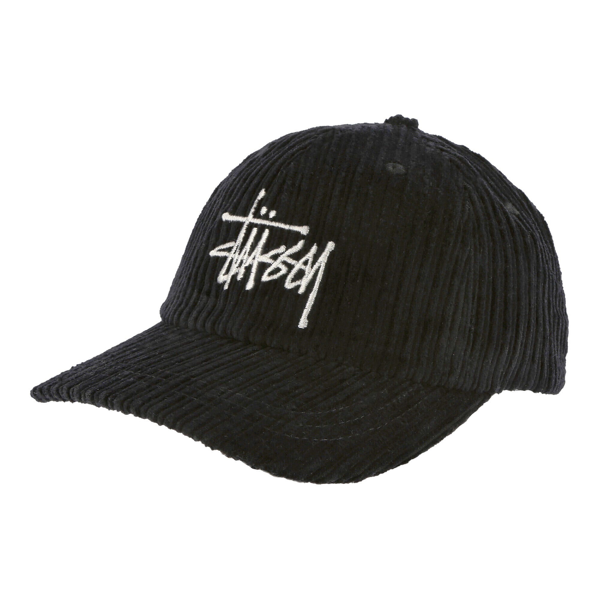Stussy Corduroy Big Logo Low Pro Cap Black Caps 1311013 / 0001 | Overkill