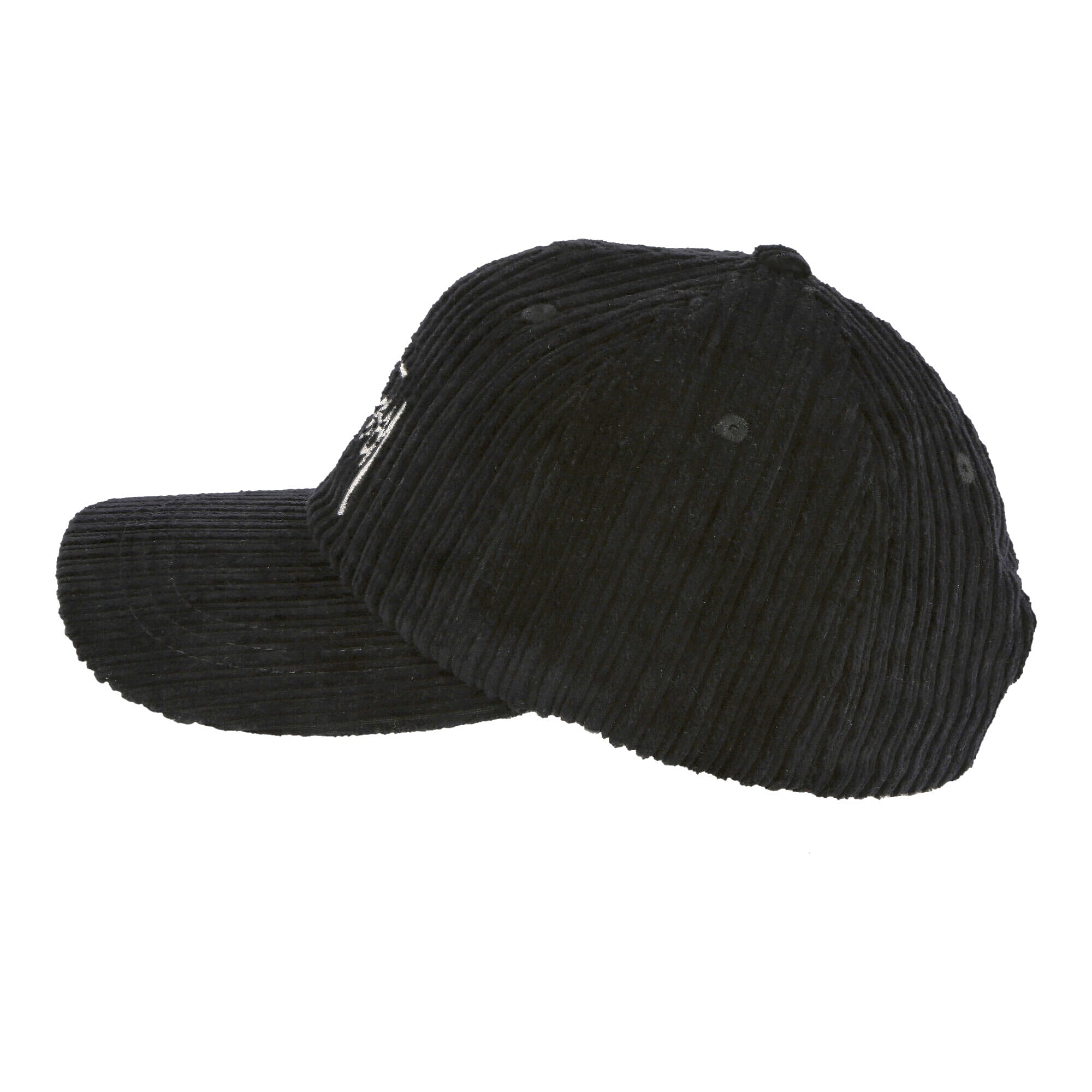 Stussy Corduroy Big Logo Low Pro Cap Black Caps Material | Overkill