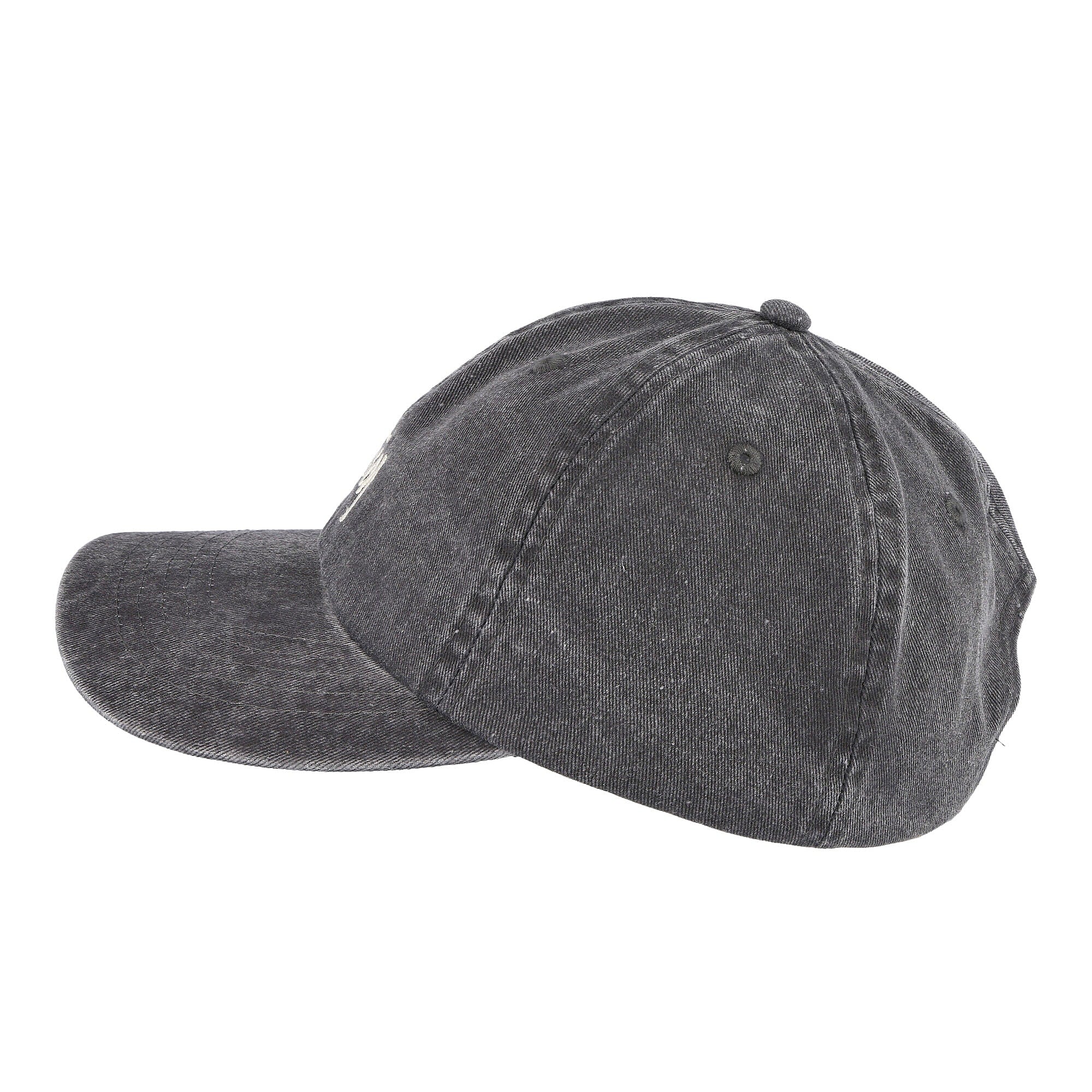 Stussy Washed Stock Low Pro Cap Charcoal Caps Material | Overkill