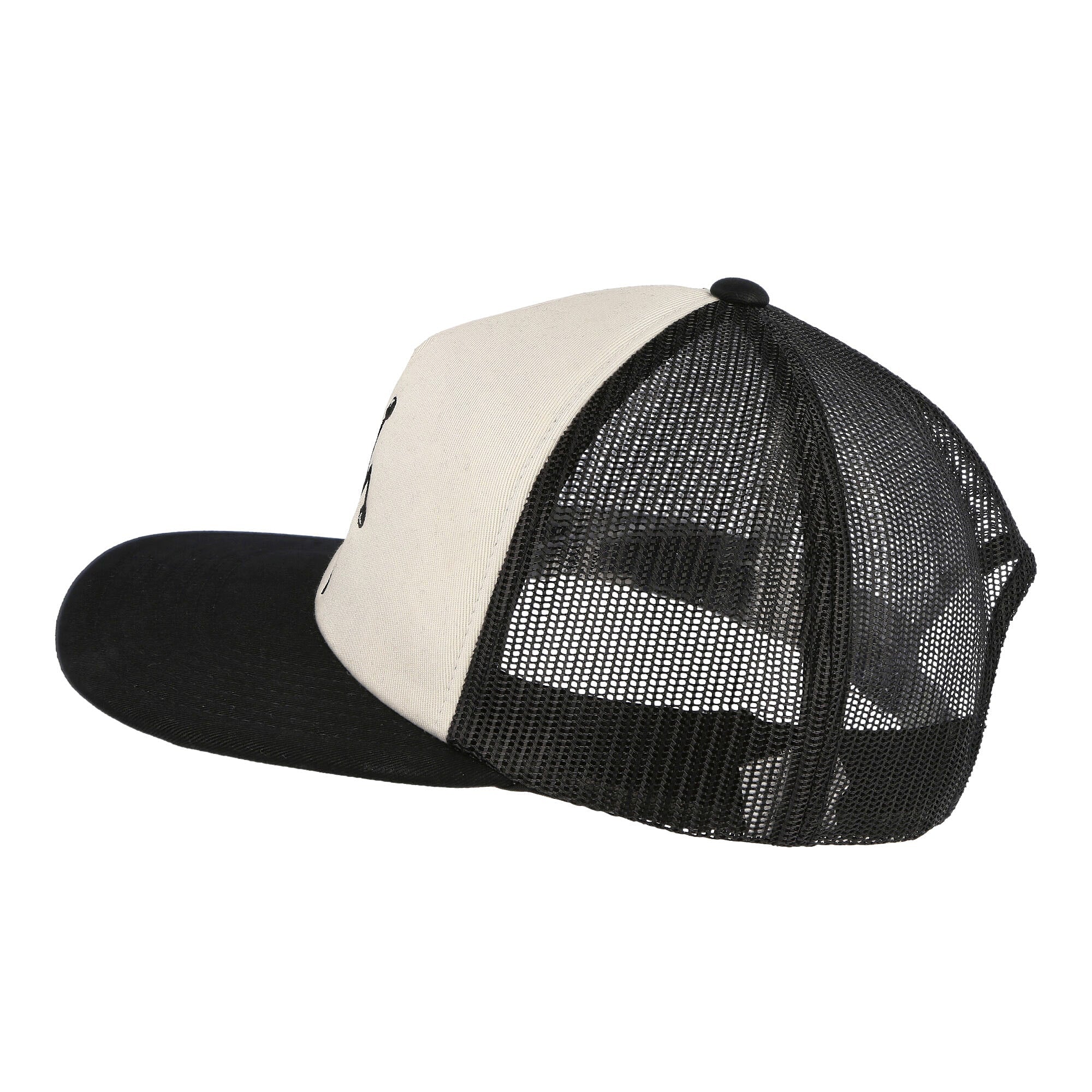 Stussy Crown Stock Trucker Cap Black Caps Material | Overkill