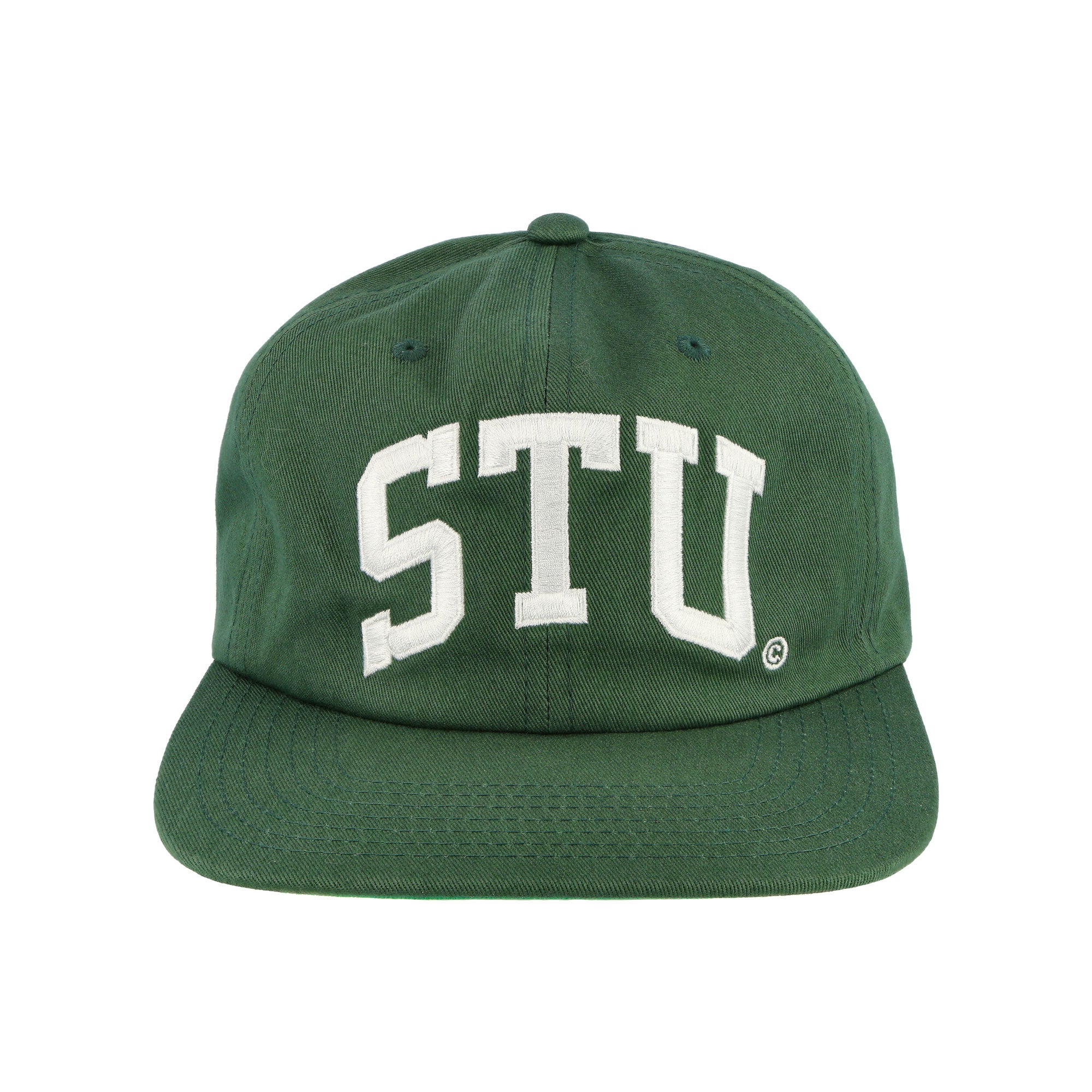 Stussy Stu Arch Strapback Cap Forest Caps Detailfoto | Overkill