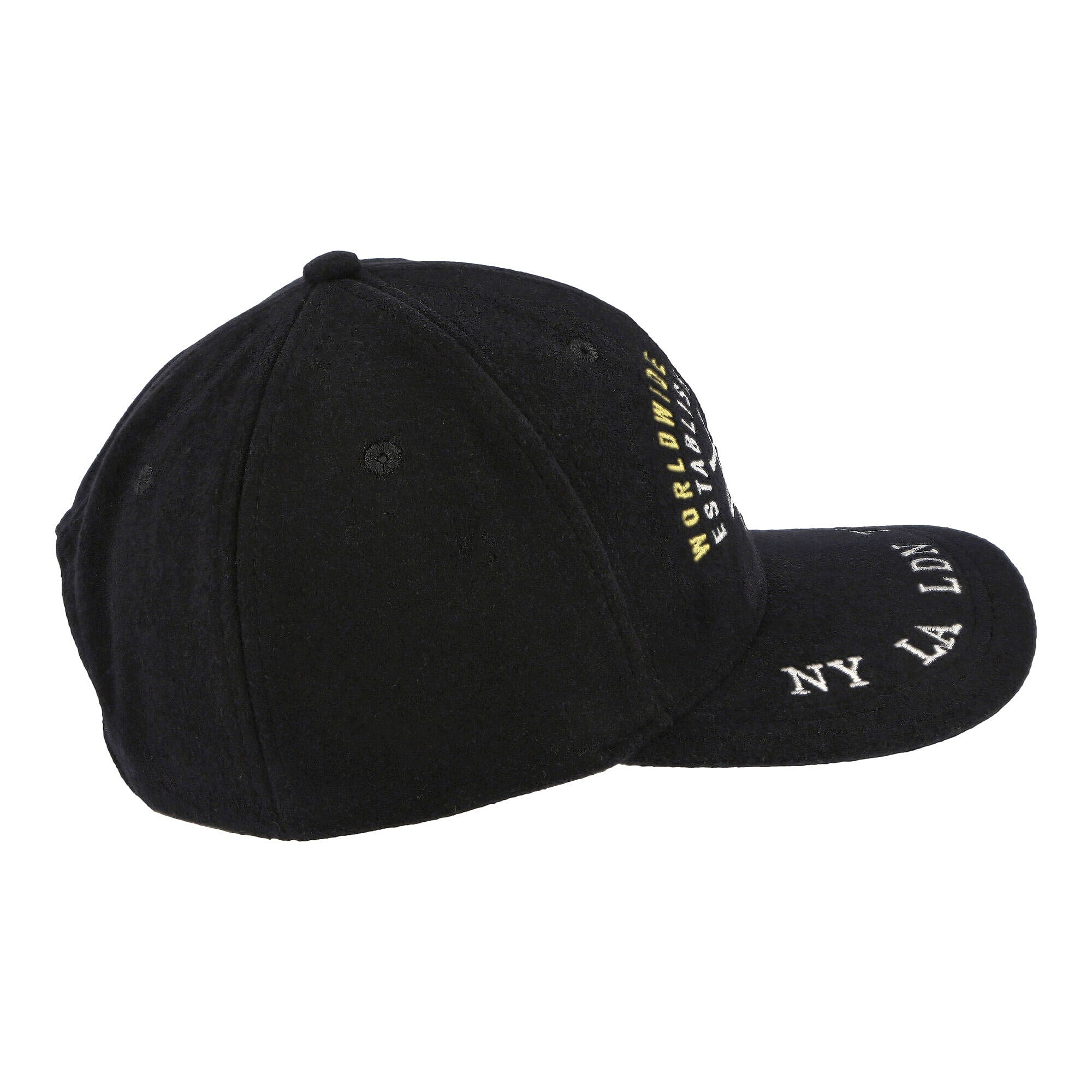 Stussy Worldwide Low Pro Cap Navy Caps Close-up | Overkill
