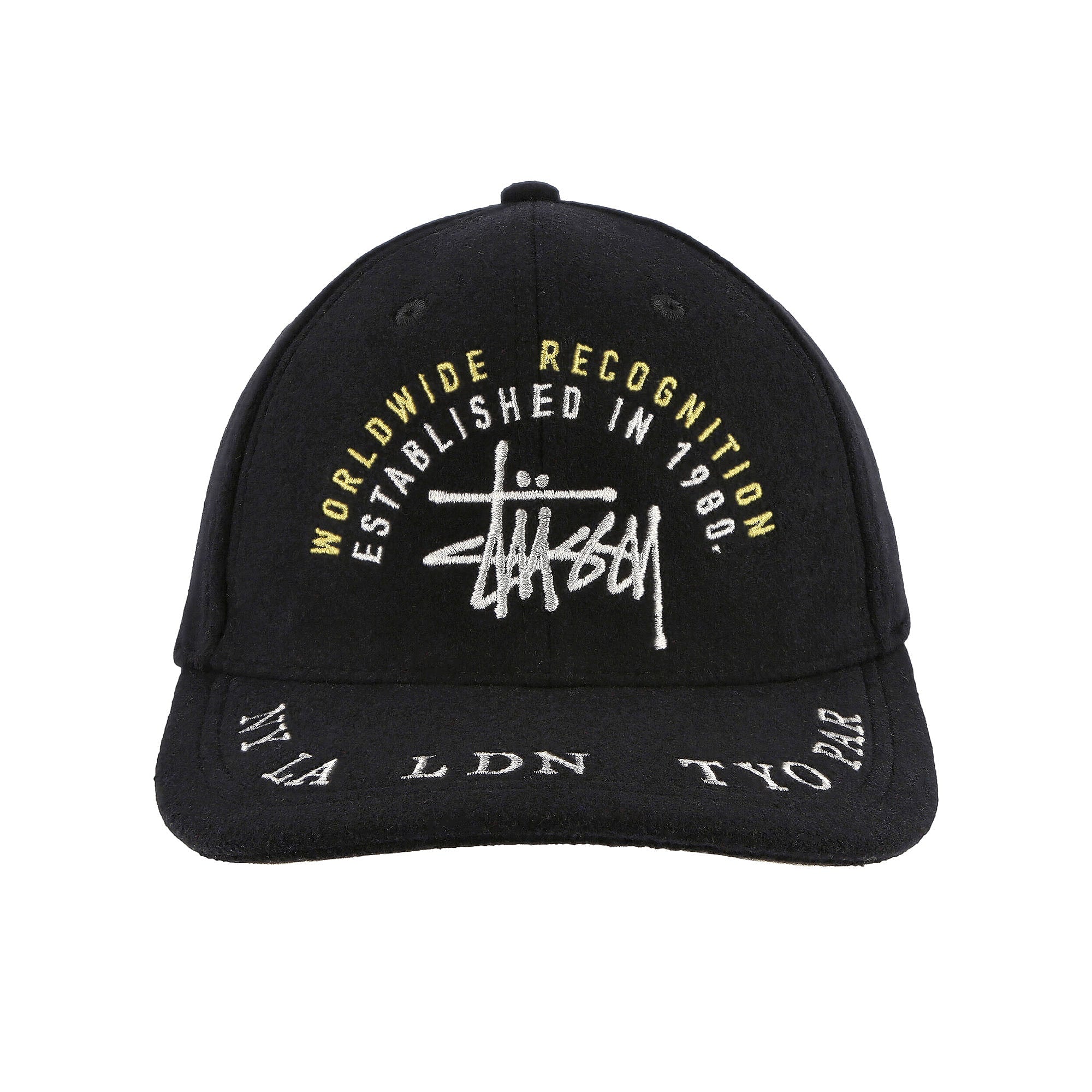 Stussy Worldwide Low Pro Cap Navy Caps Detailfoto | Overkill